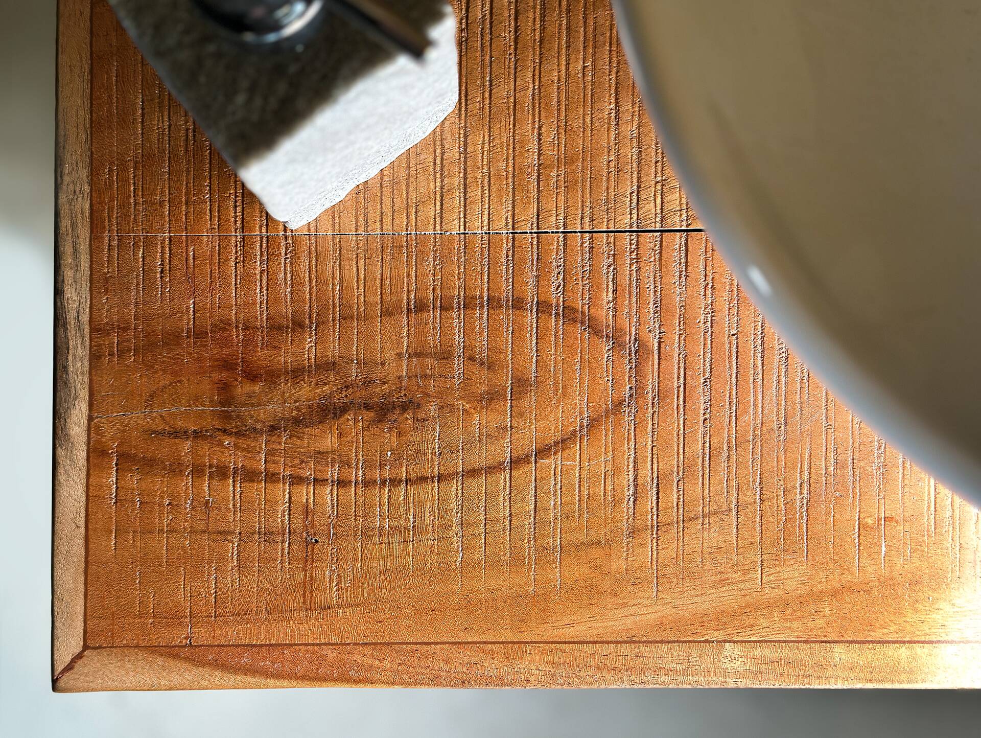 WINCHESTER Waschbeckenunterschrank I, Material Massivholz, Mango rustikal 