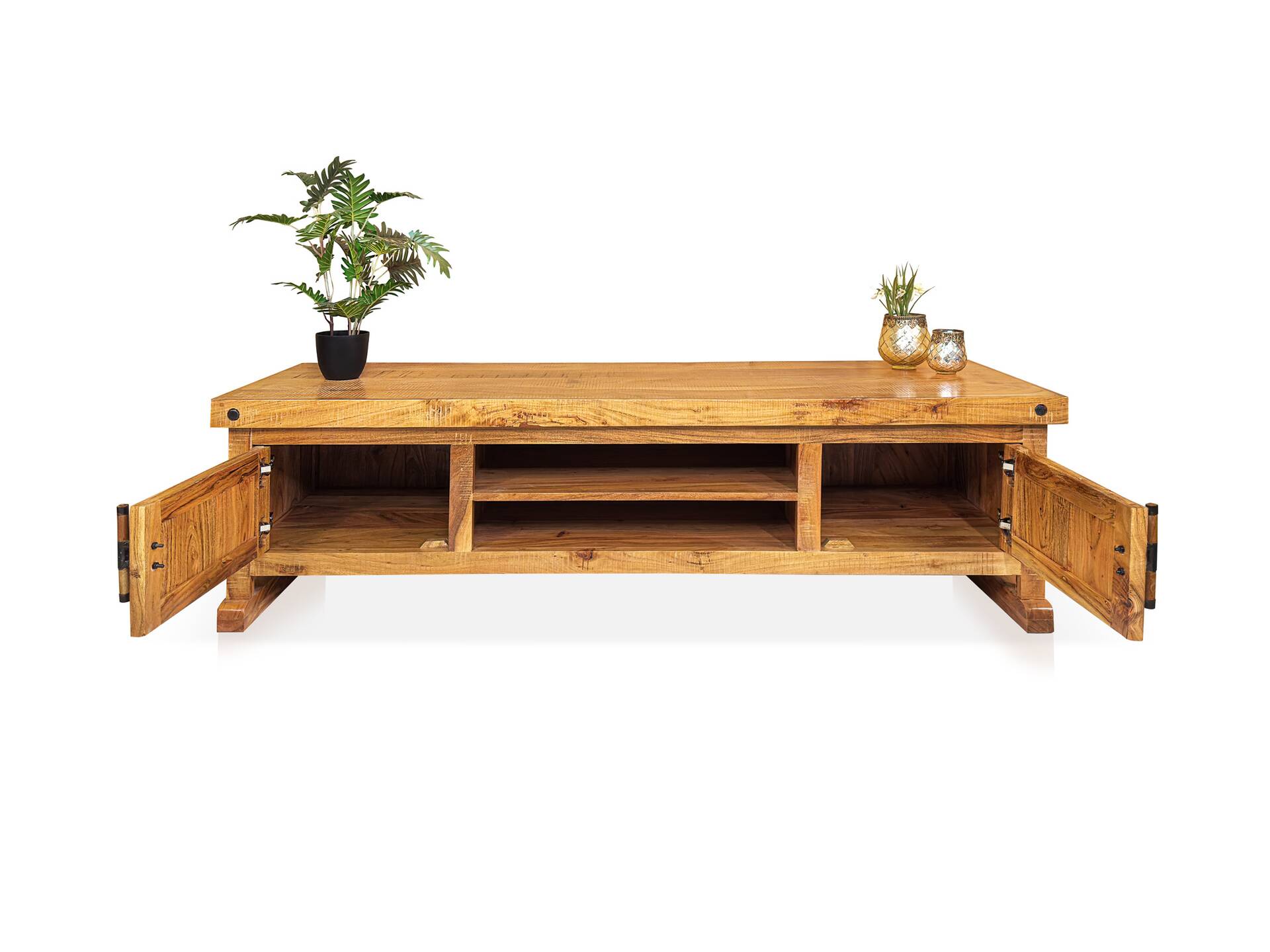 WINCHESTER TV-Board I, Material Massivholz, Mango rustikal 