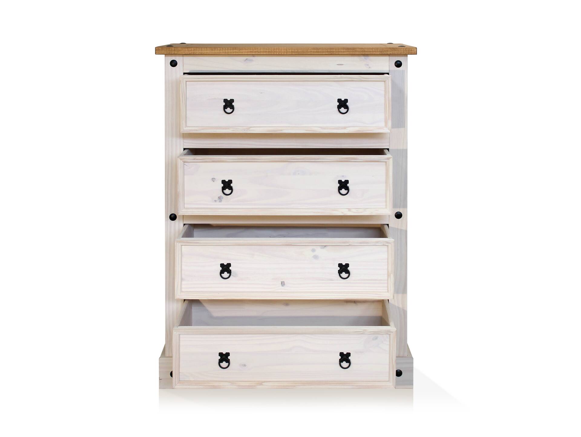 CORTON Kommode 4 SK, Material Massivholz Kiefer gewachst Kiefer gewachst