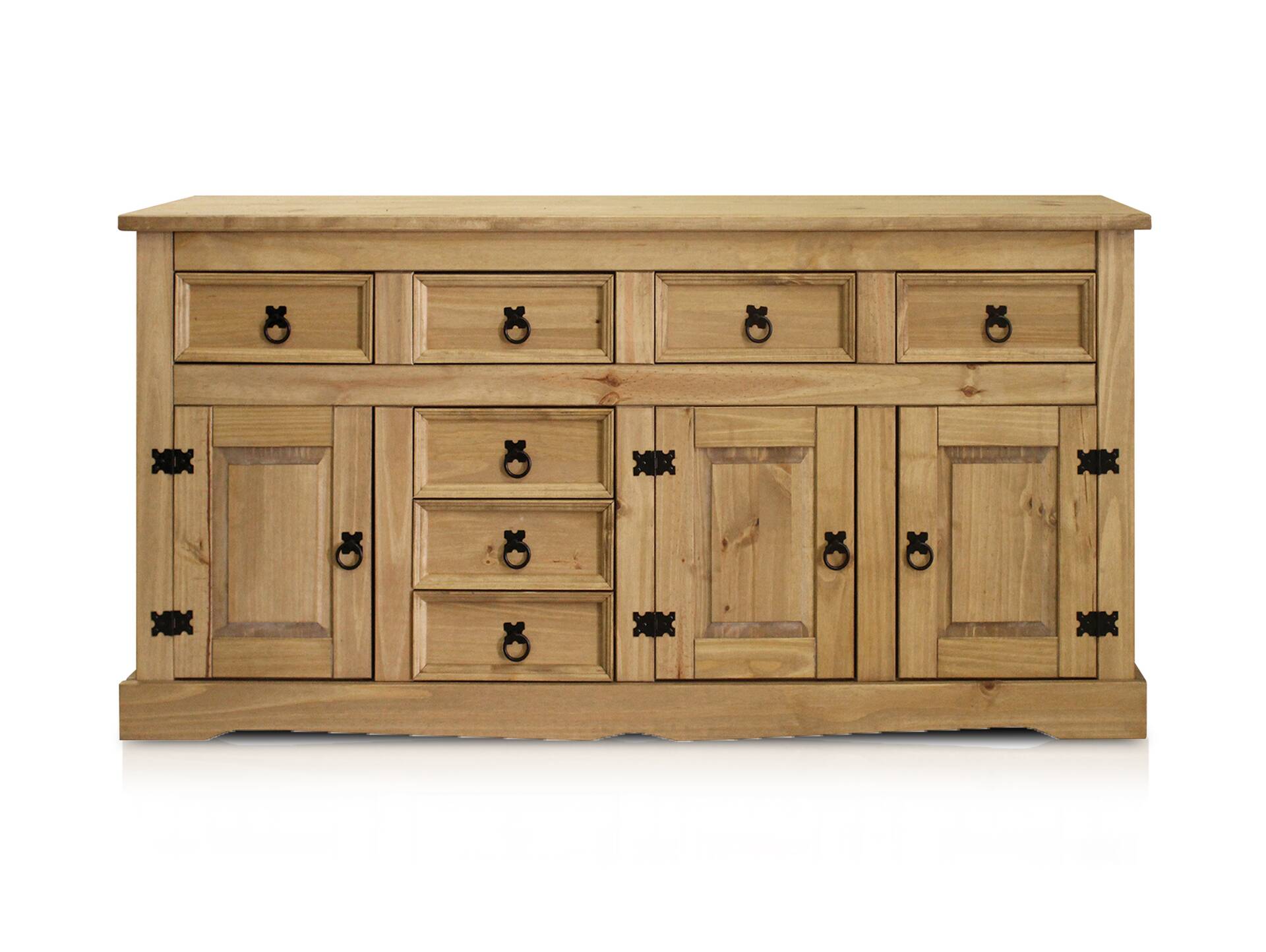 CORTON Sideboard II, Material Massivholz, Kiefer gewachst Honigfarbig