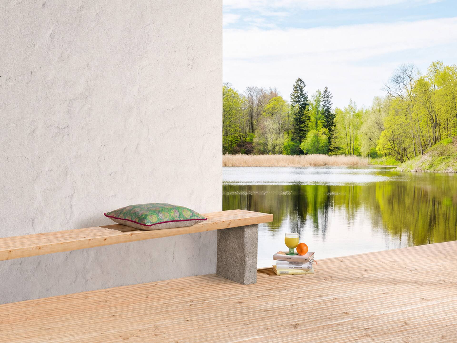 Terrassenmodul PINUTEX, Material Massivholz, Lärche Natur 100 cm