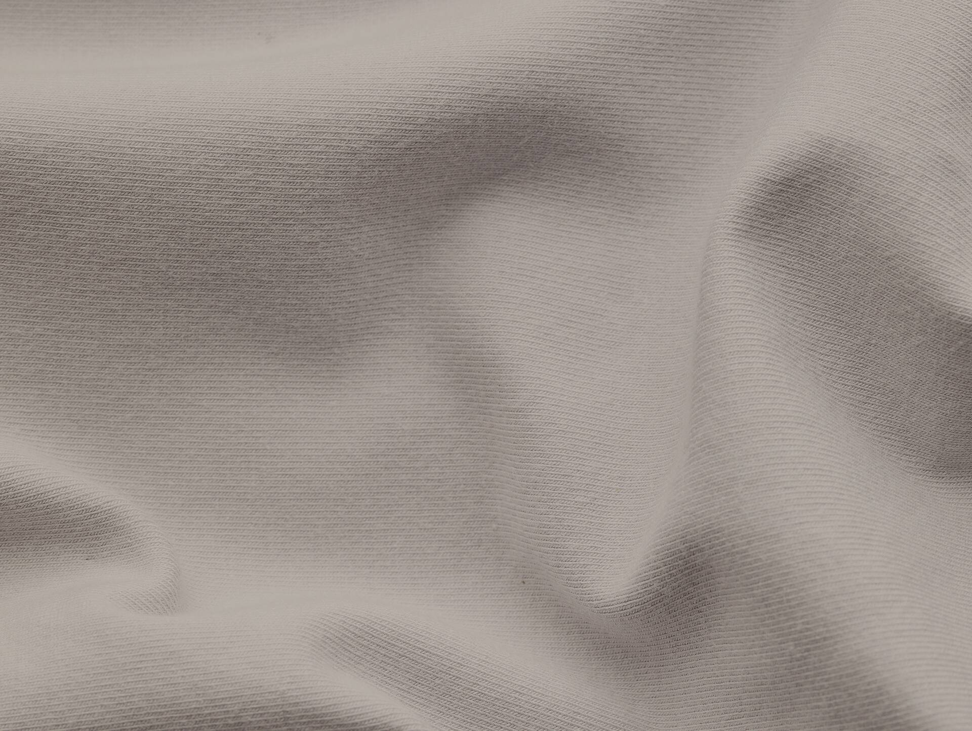 Schlafgut PURE Spannbetttuch/Spannbettlaken für Matratze, Bio-Mako-Baumwolle mit Elastan Sand | 120x190 - 130x220 cm