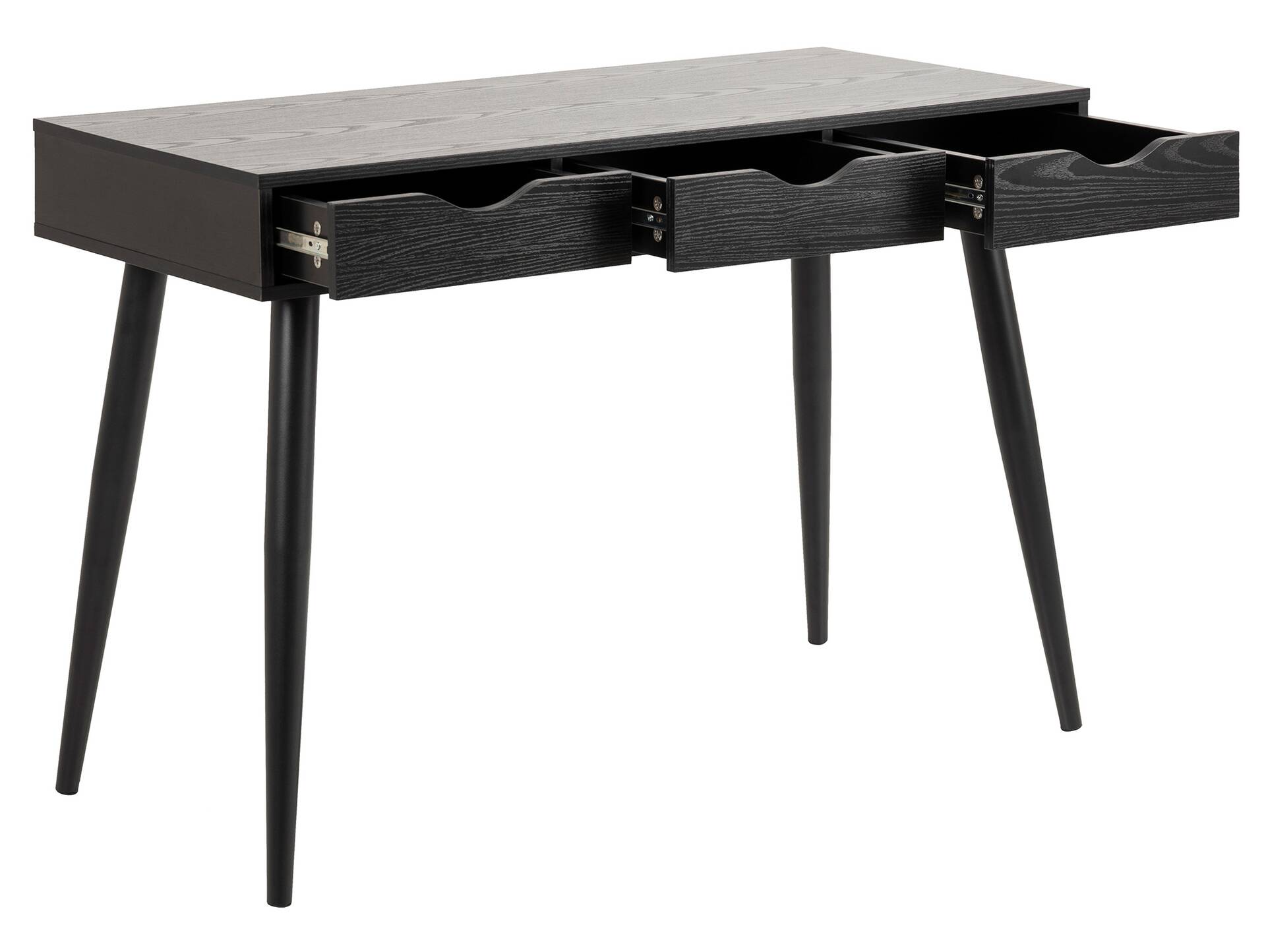 NERY Schreibtisch, Material Spanplatte, Esche schwarz Dekor 