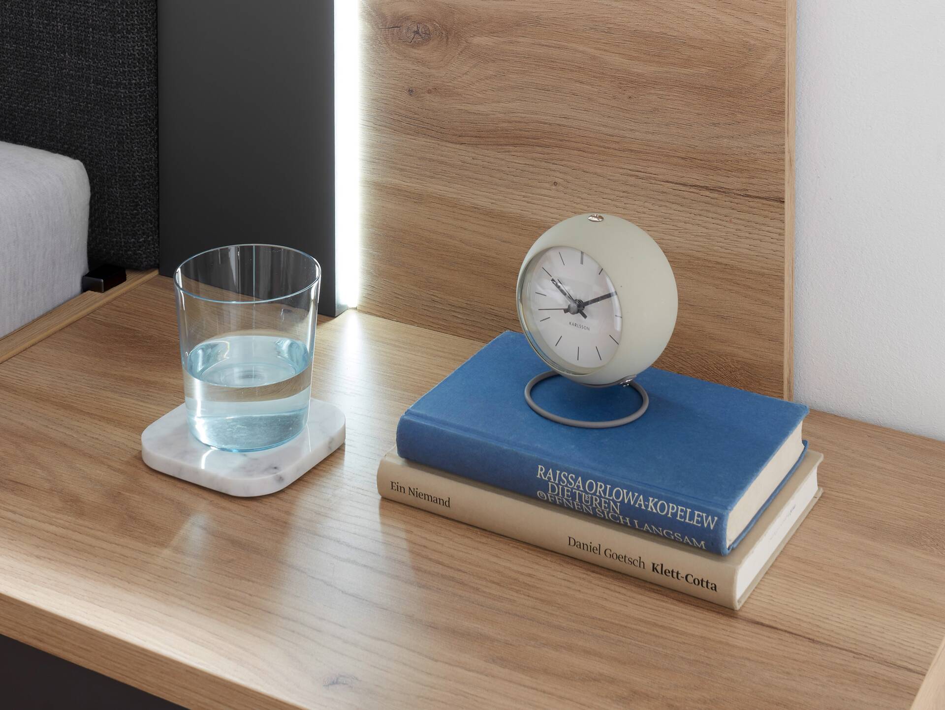 AUCKLAND Komplett-Schlafzimmer, Material Dekorspanplatte, Mauvella Oak Nachbildung/graphit 