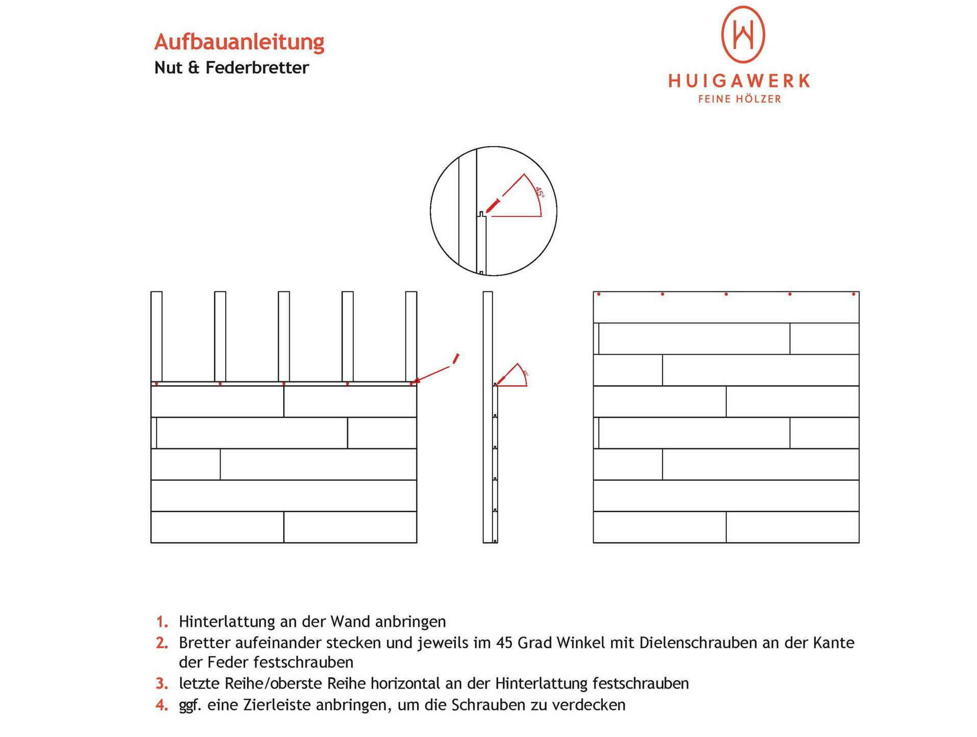 Nut- und Federbretter, Zirbe natur gehackt/gebürstet, Material Massivholz 1 Meter