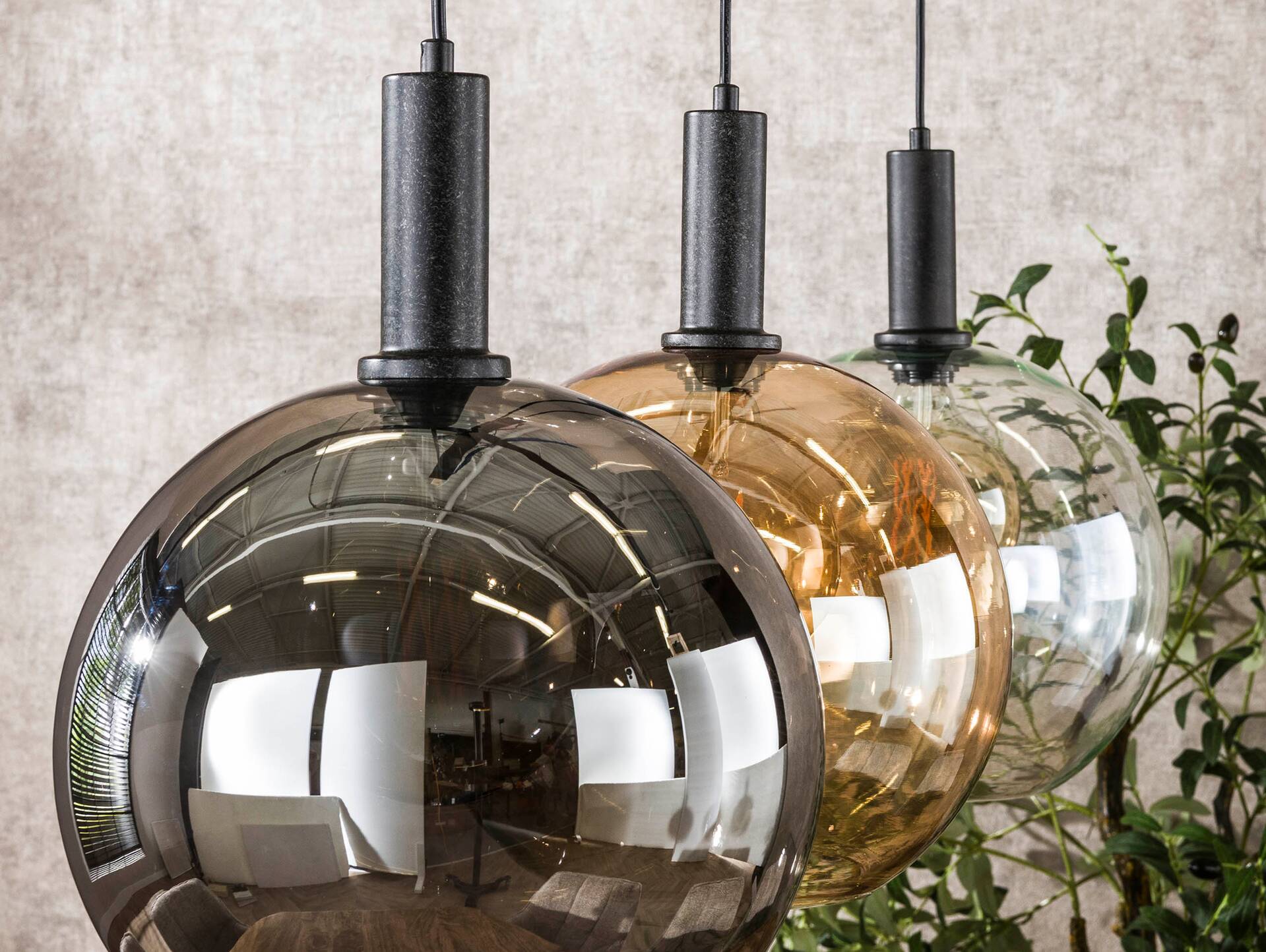 JONNA Pendelleuchte, 3-flammig, Material Metall, dreifarbig 