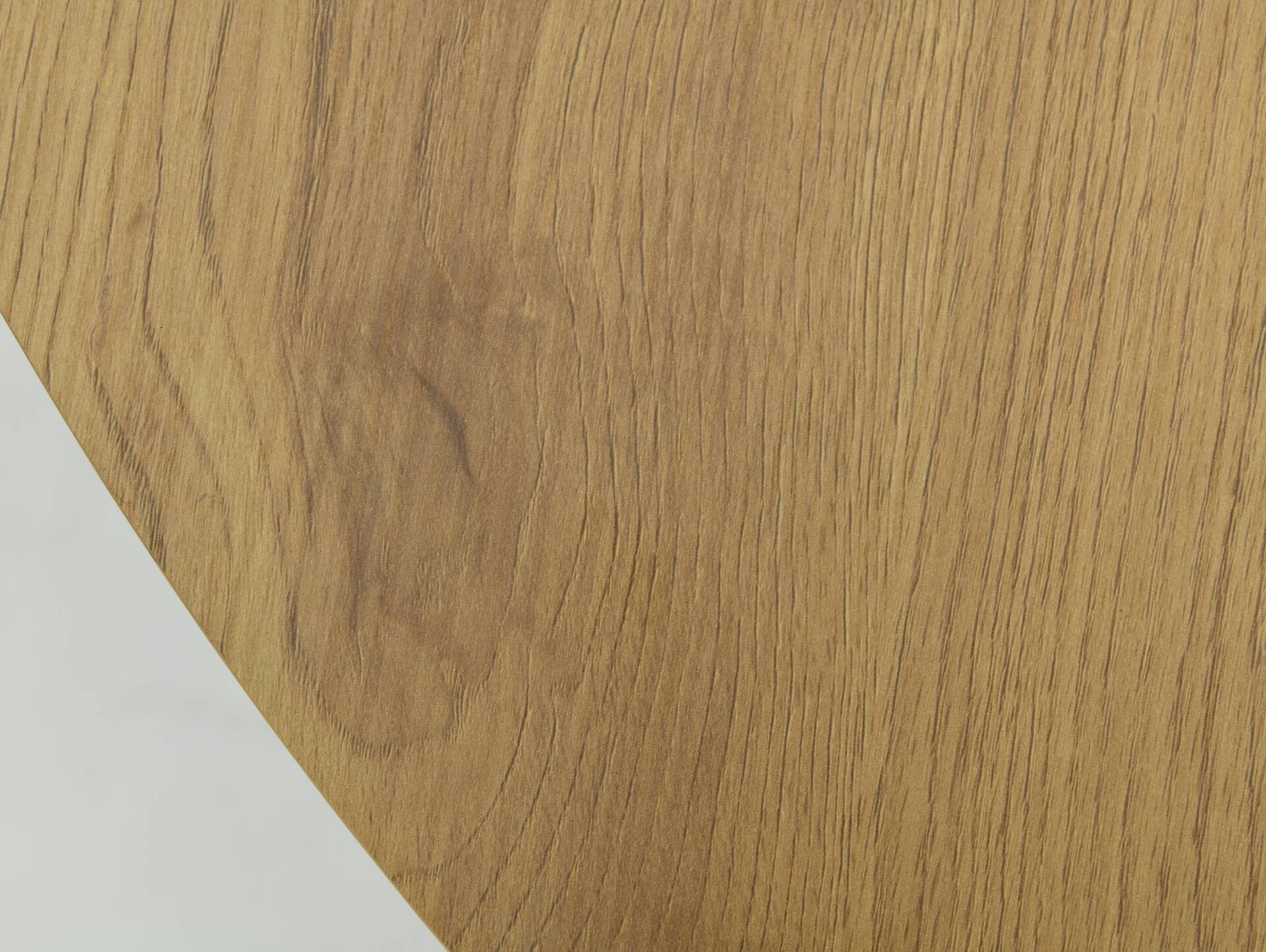 BACARY Esstisch rund, Material MDF eichefarbig/schwarz 