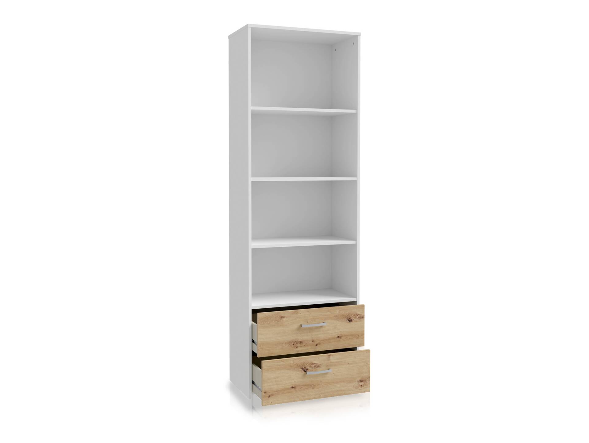 CARLITO Regal, Material Dekorspanplatte, Artisan eichefarbig/weiss 