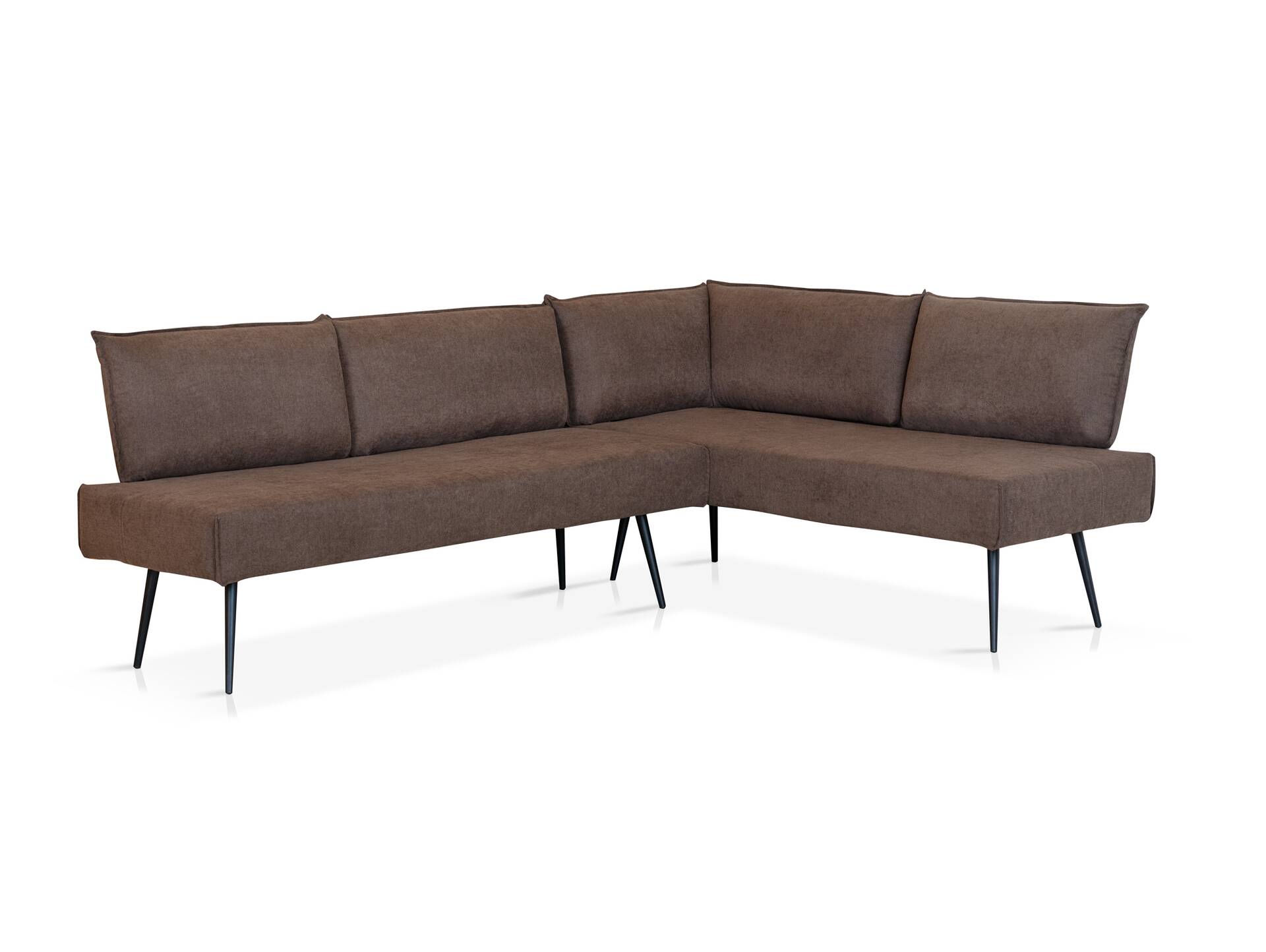 SANTON Eckbank, Material Stoffbezug 167 x 224 cm | braun