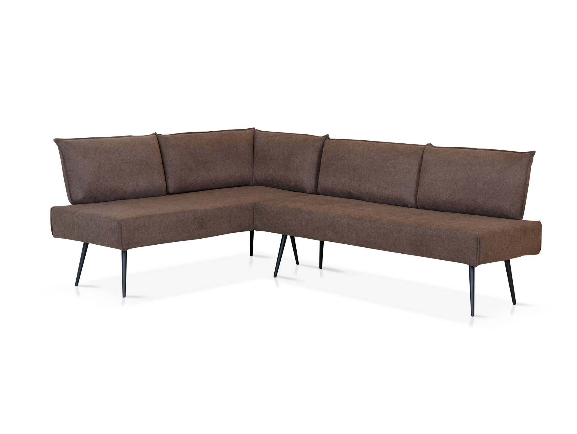 SANTON Eckbank, Material Stoffbezug 147 x 167 cm | braun