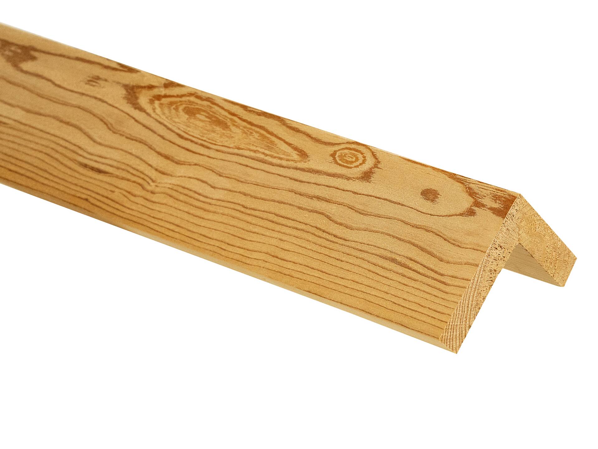 L-Abschlussleiste, THERMO-Fichte natur gehobelt 70 x 70 mm | 2 Meter