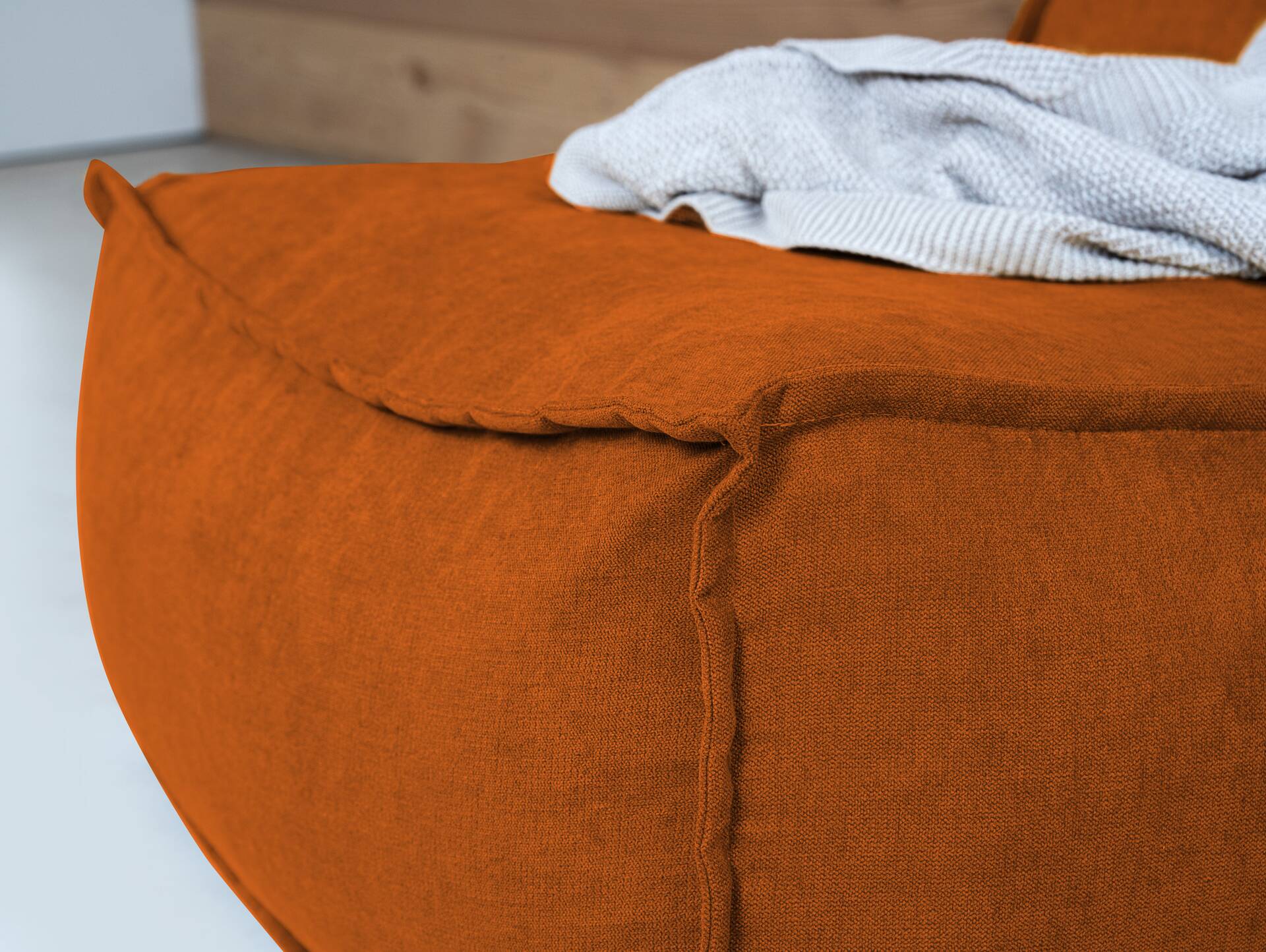 COZY Sitzsack, Material Stoffbezug Orange