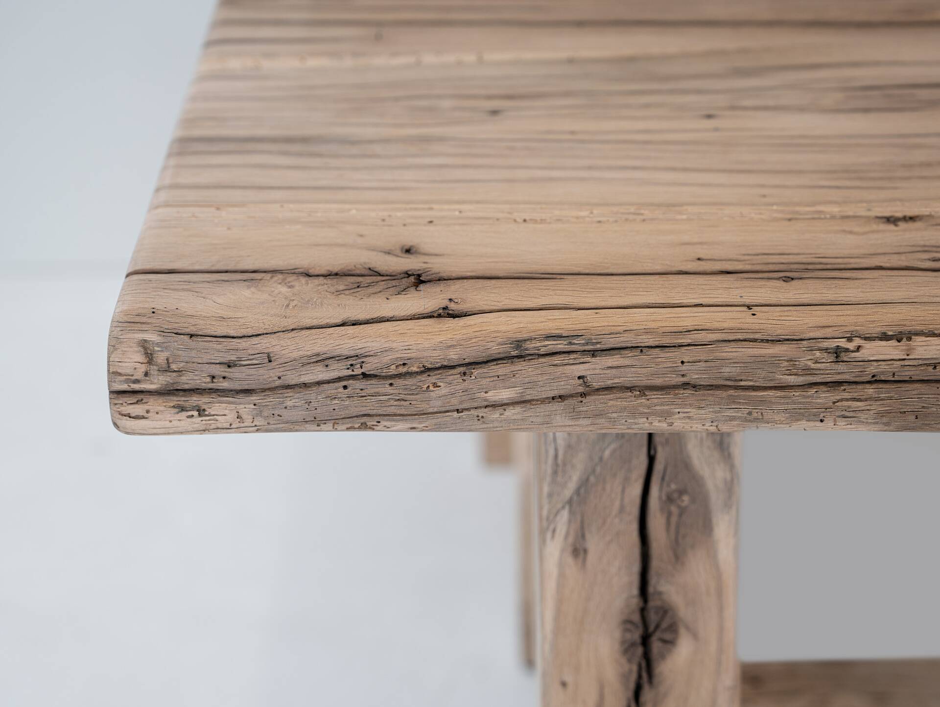 RITTERTAFEL Esstisch, Material Massivholz, 200x100 cm Altholz natur 