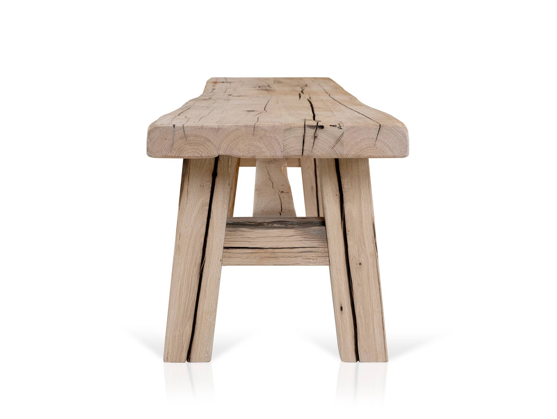 RITTERTAFEL Sitzbank, Material Massivholz, 200 cm Altholz natur 