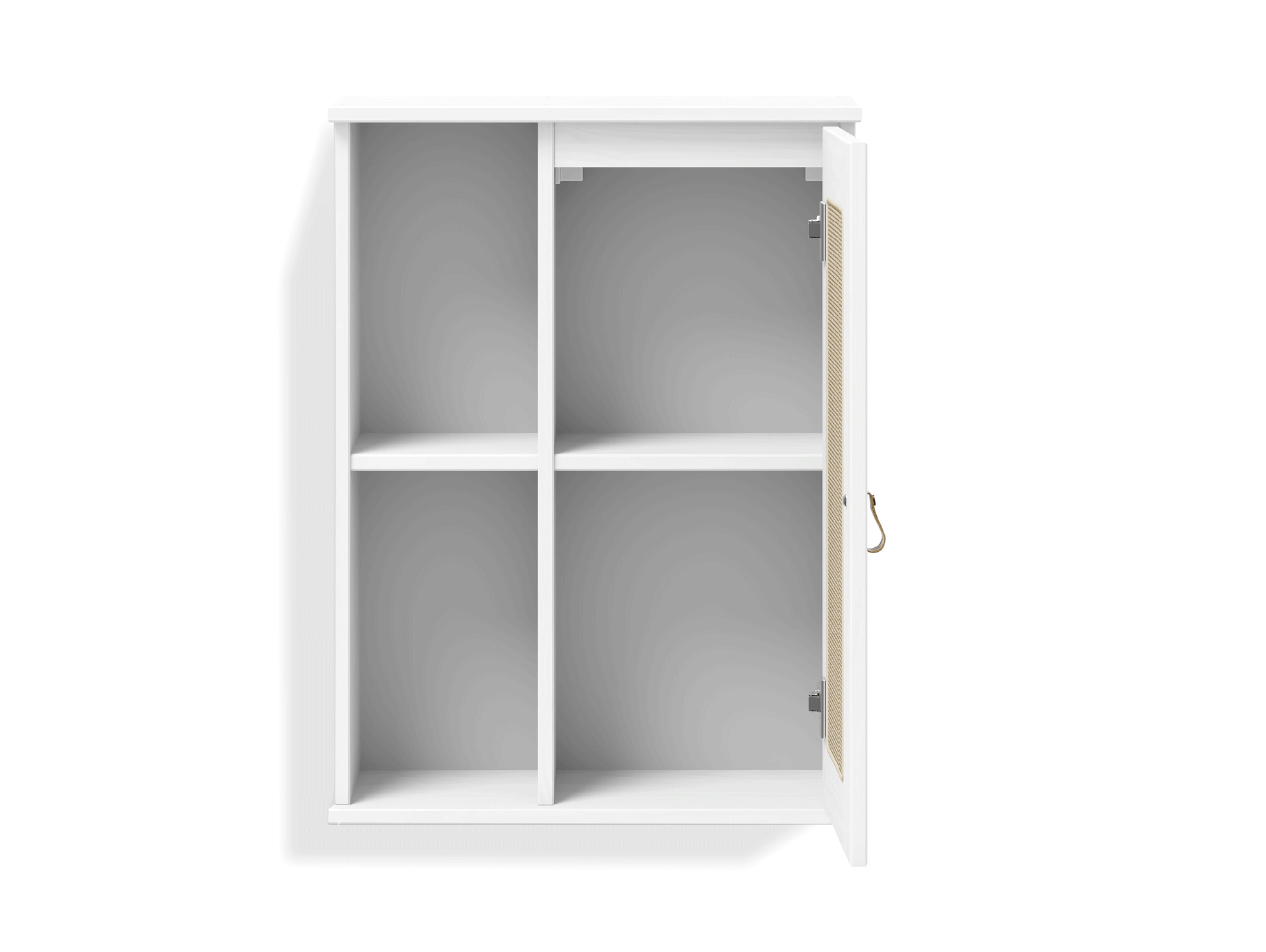 CINOY Hängeelement fürs Badezimmer, Material Massivholz, Kiefer lackiert weiss