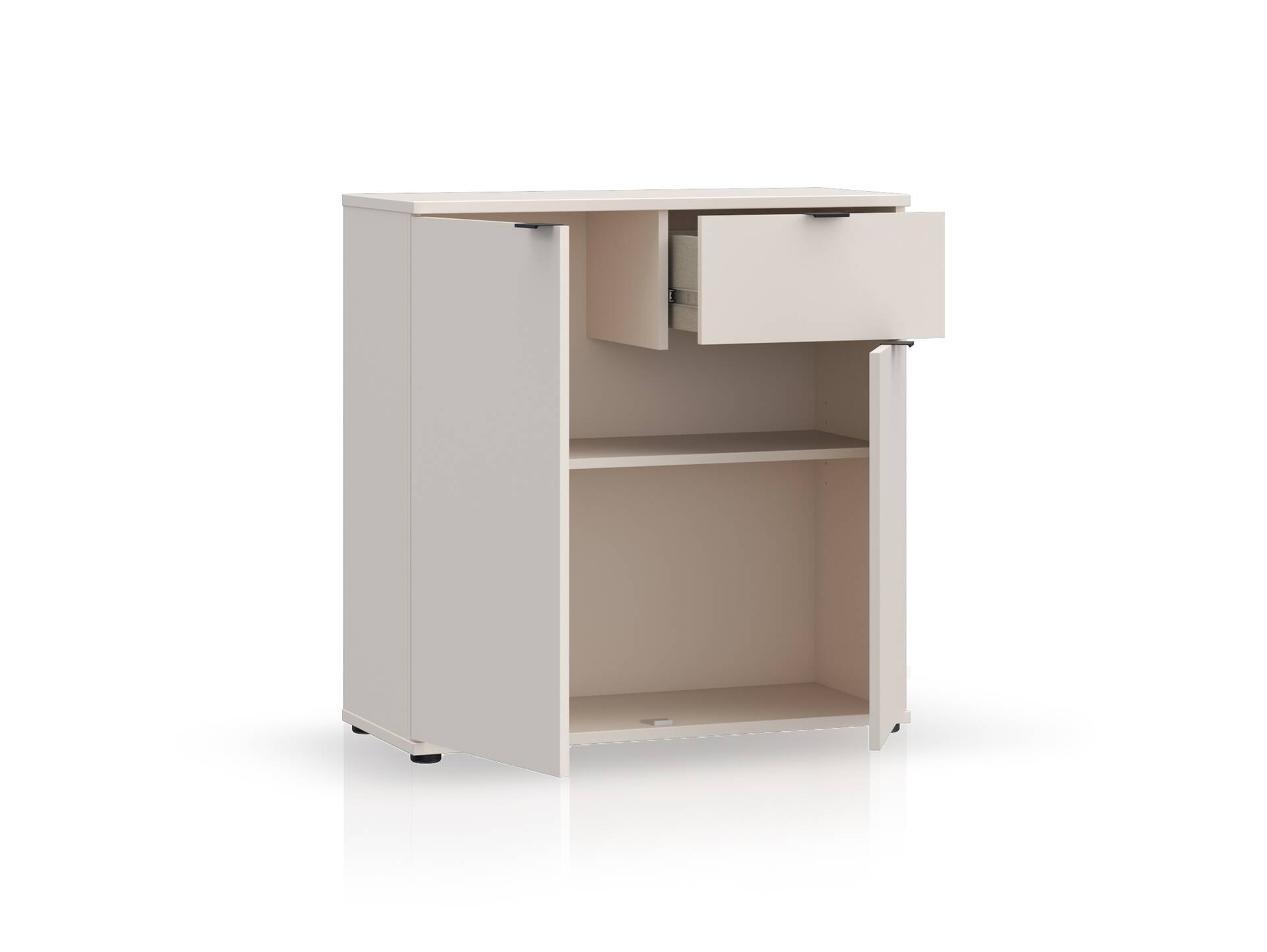 GINNY Kommode II, Material Spanplatte Sand