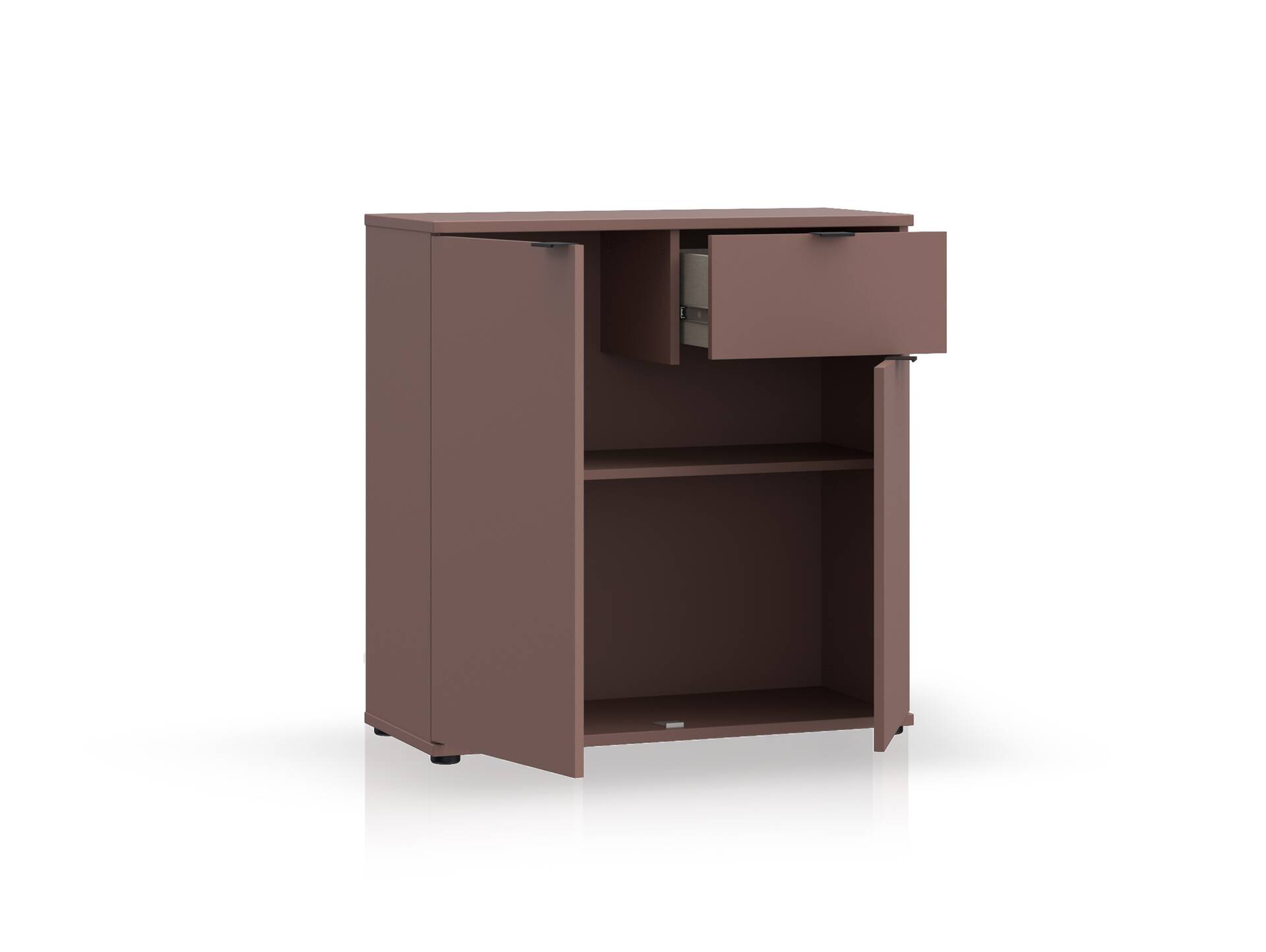 GINNY Kommode II, Material Spanplatte Terracotta
