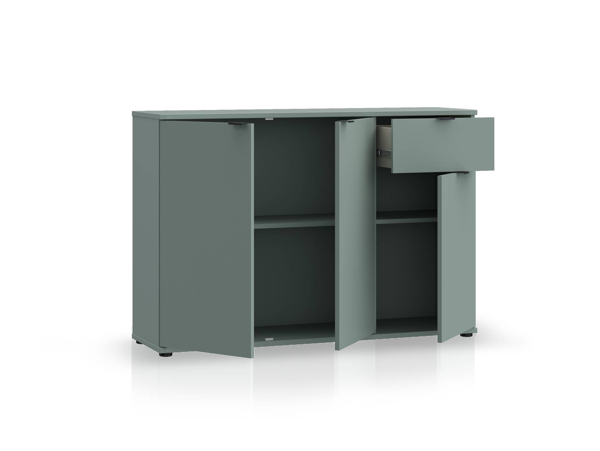 GINNY Kommode III, Material Spanplatte Salbei