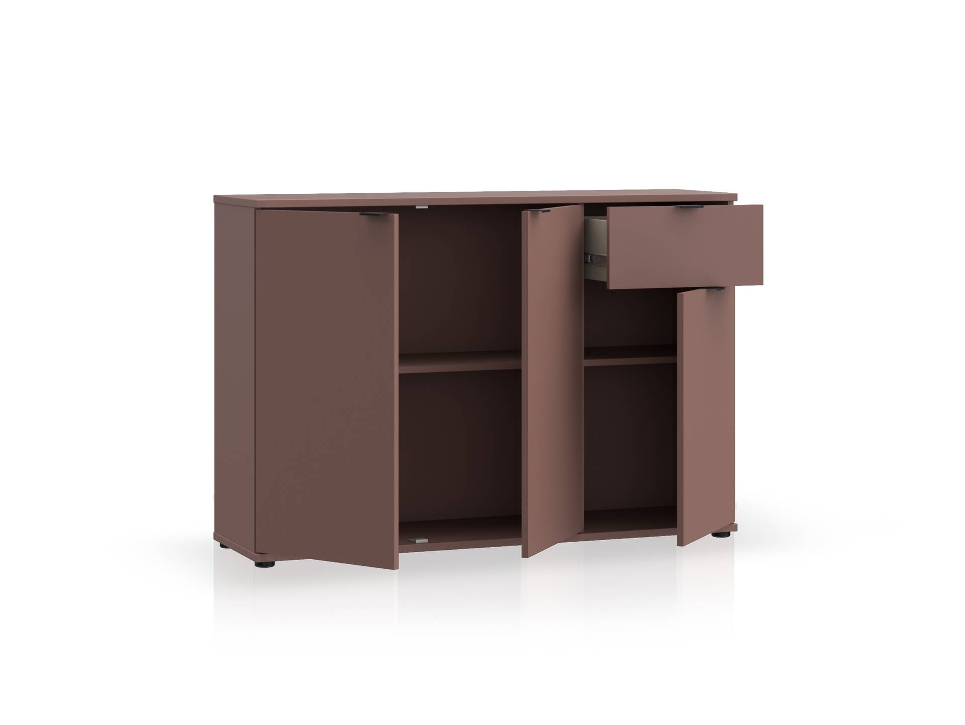 GINNY Kommode III, Material Spanplatte Terracotta