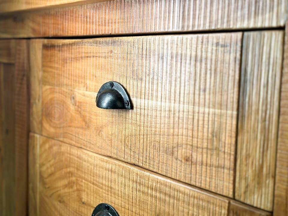 WINCHESTER Sideboard L, Material Massivholz, Mango rustikal 