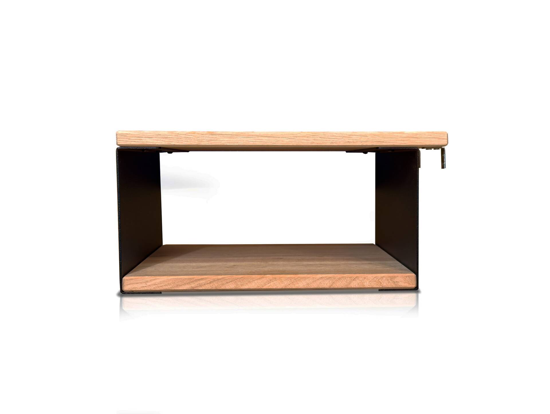 DAKONA Hängenachtkommode, Material Massivholz/Metall Wildeiche geölt