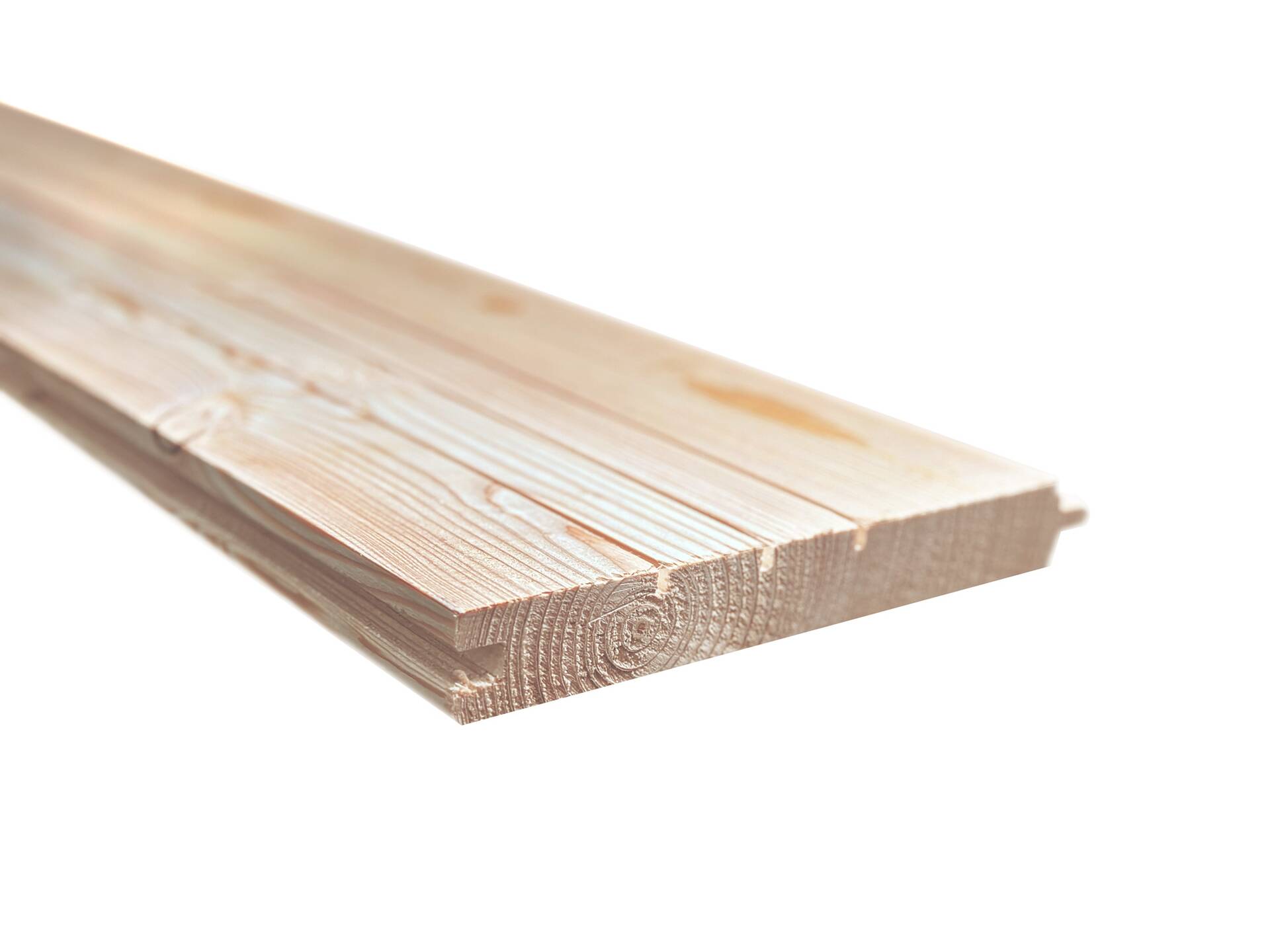 Nut- und Federbretter, Lärche gehobelt, Material Massivholz, verschiedene Längen erhältlich 17.5 cm | 1 Meter