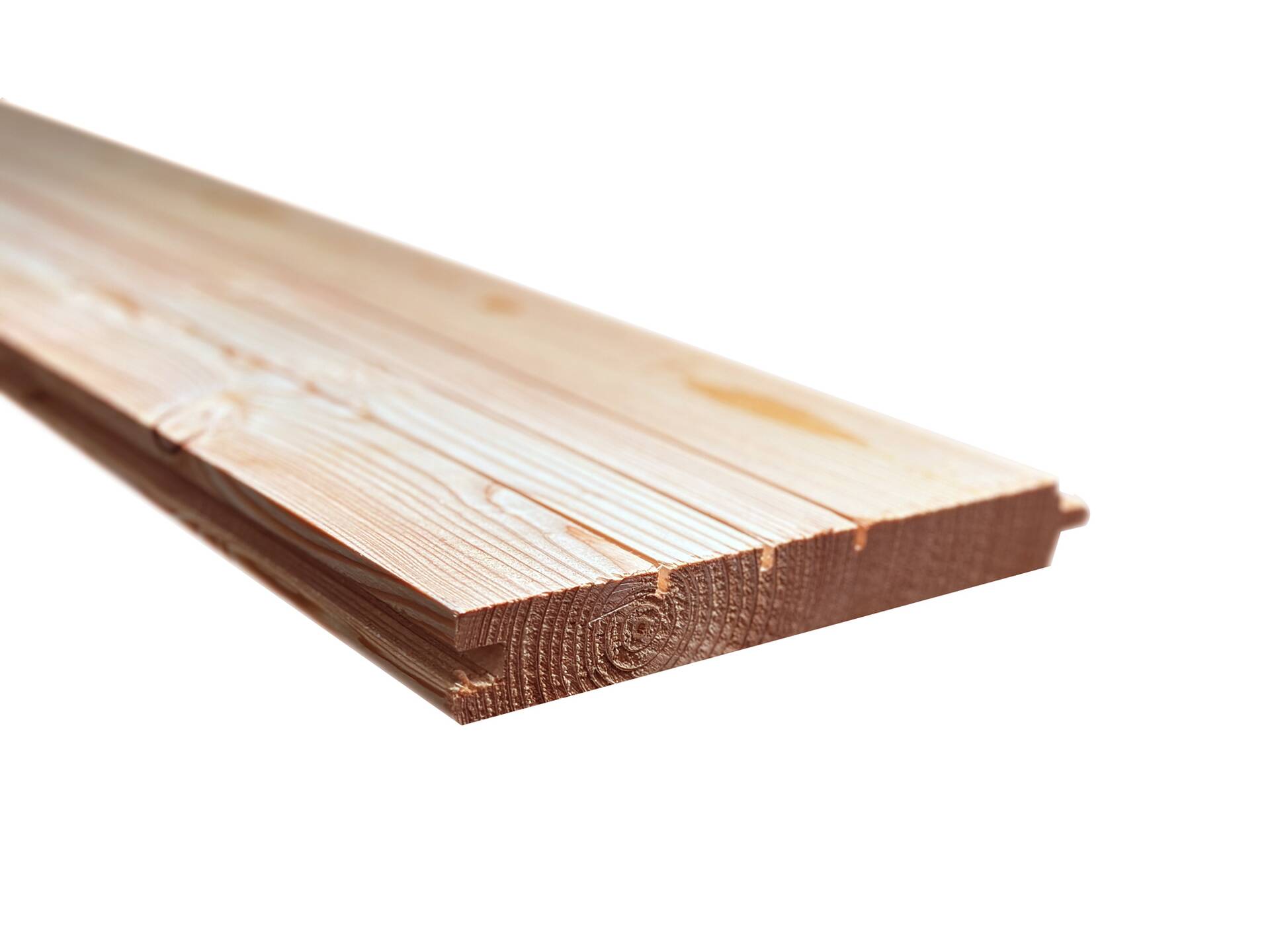 Nut- und Federbretter, Lärche gehobelt, Material Massivholz, verschiedene Längen erhältlich 17.5 cm | 1 Meter
