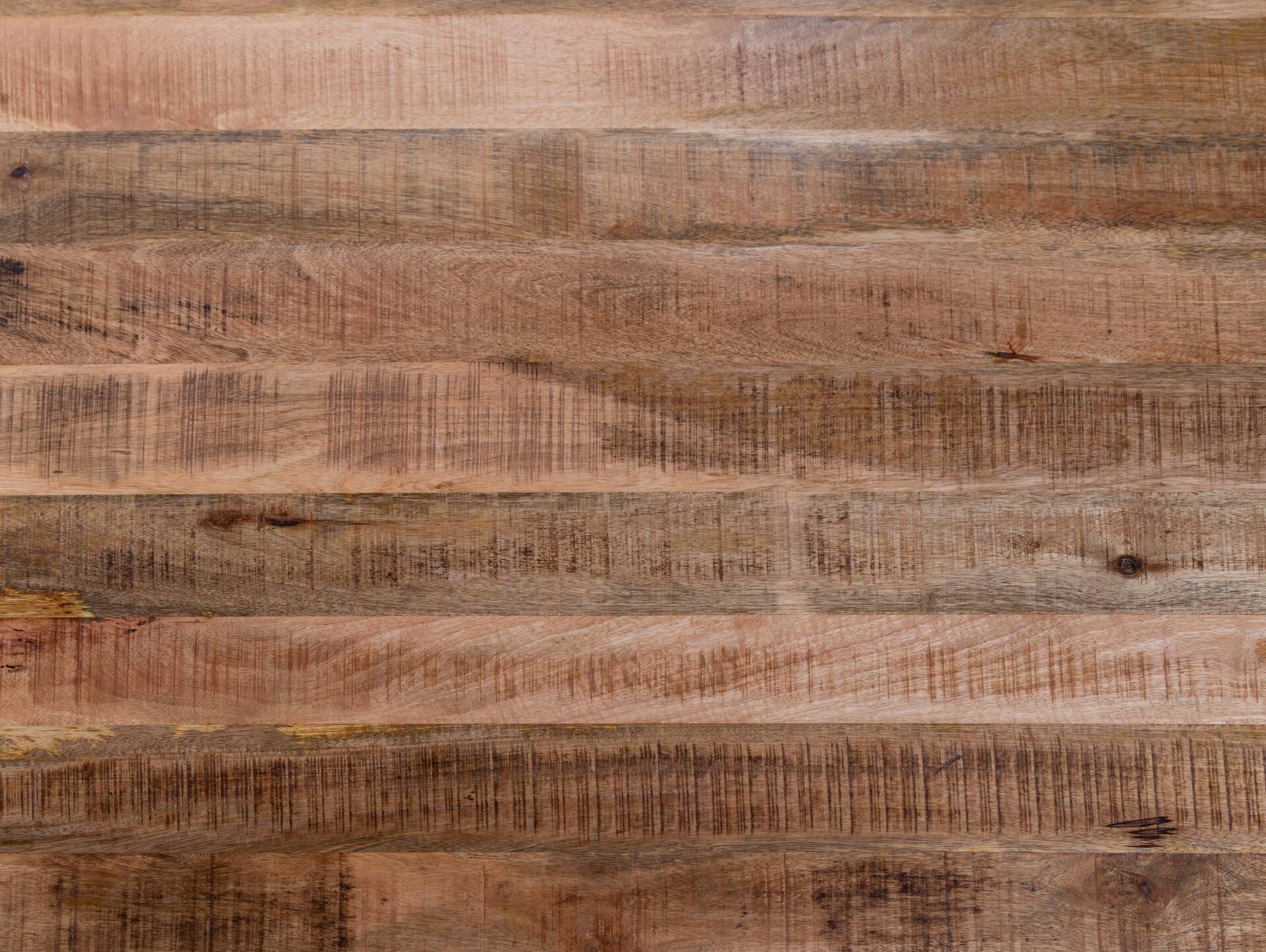 CAITANO Massivholztisch mit X-Beinen, Material Massivholz, Mango 200 x 100 cm