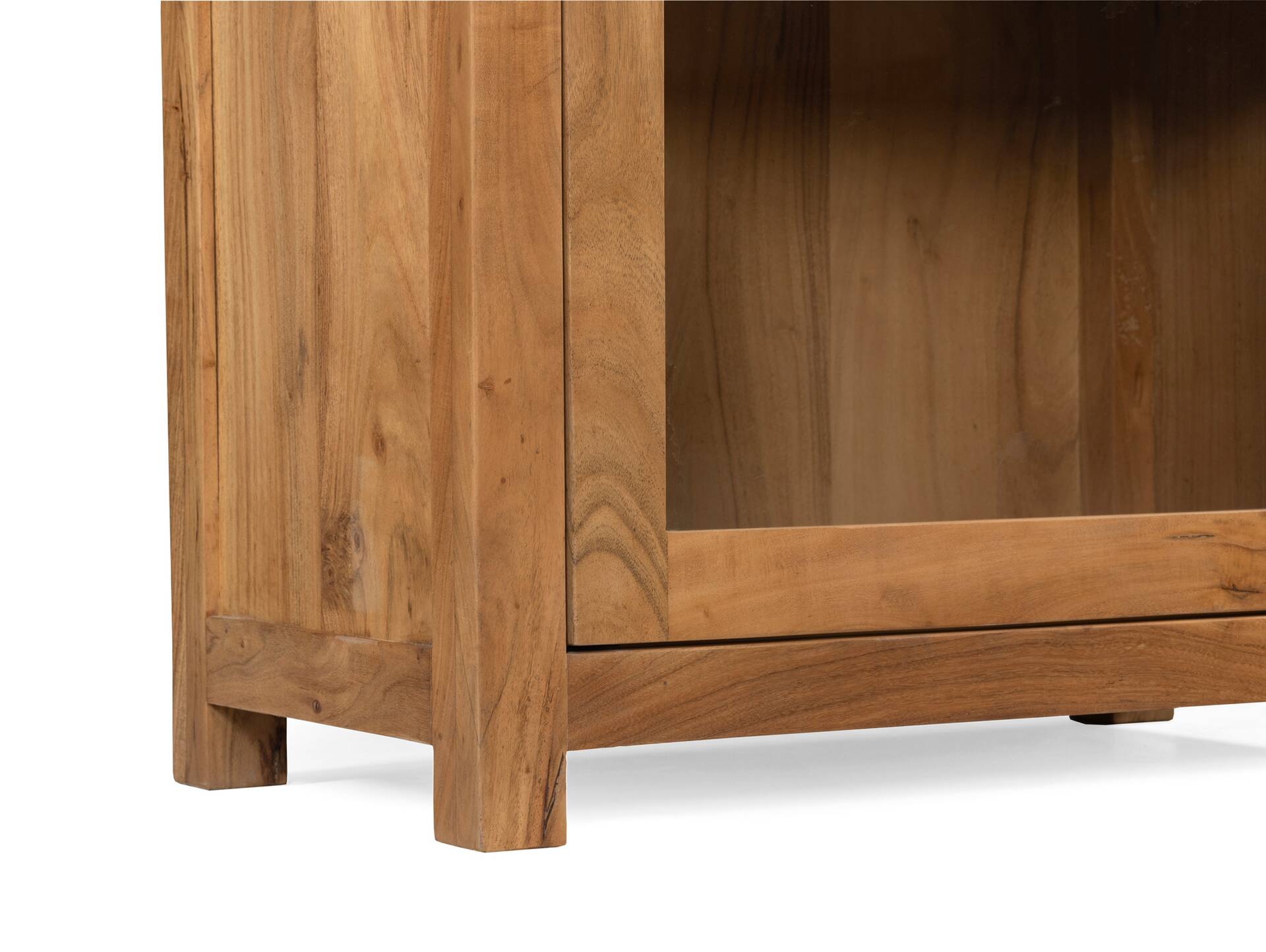 KAIRO Vitrine, Material Massivholz, Akazie massiv honigfarben 