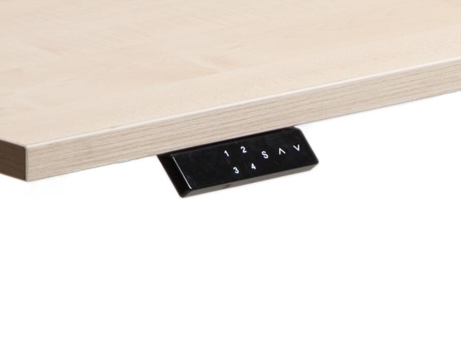 OFFICE ONE elektrisch höhenverstellbares Tischgestell mit Memory-Funktion weiss