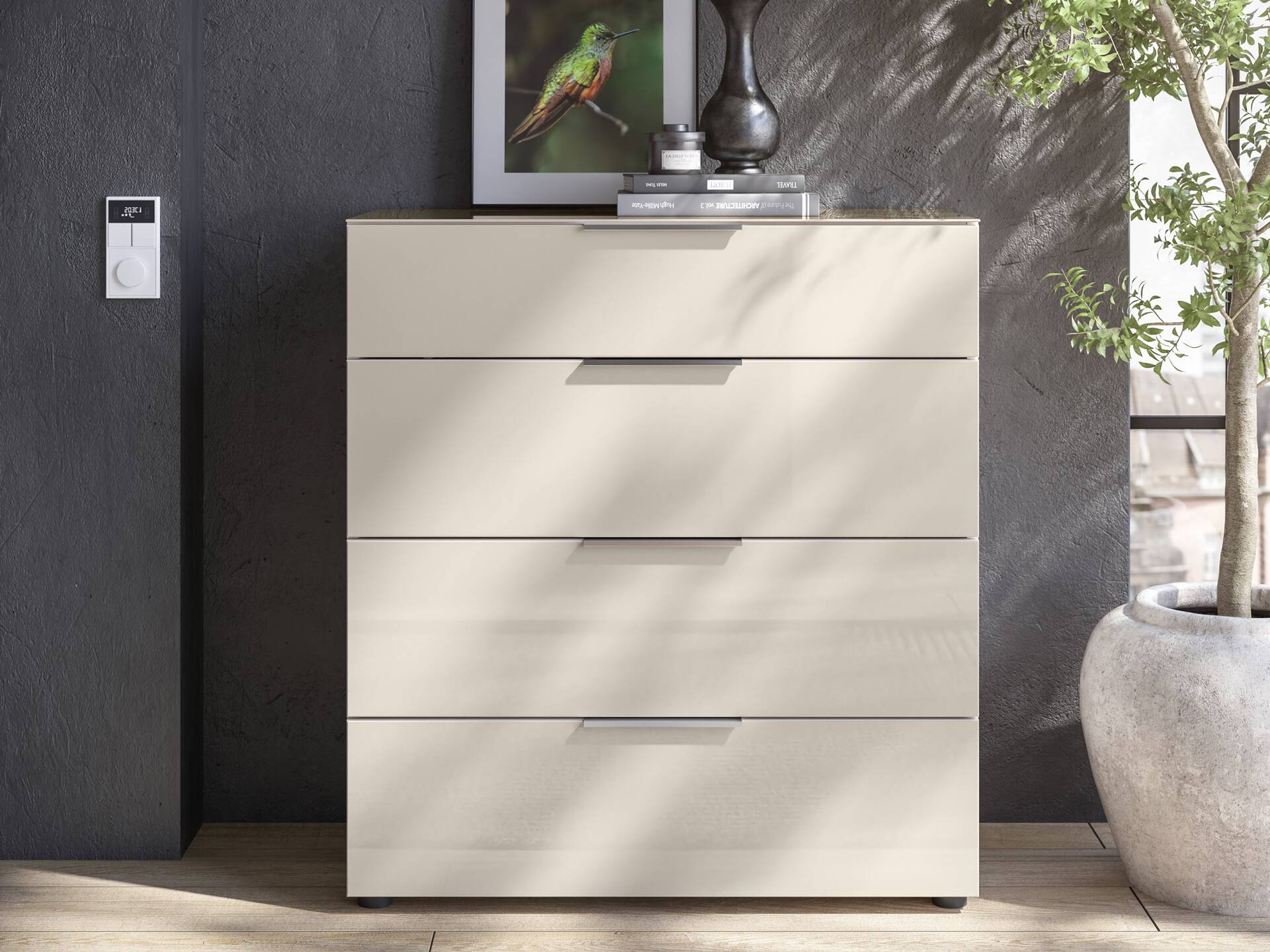 SANTORINI Kommode 10, Material Spanplatte, Kashmirfarbig 