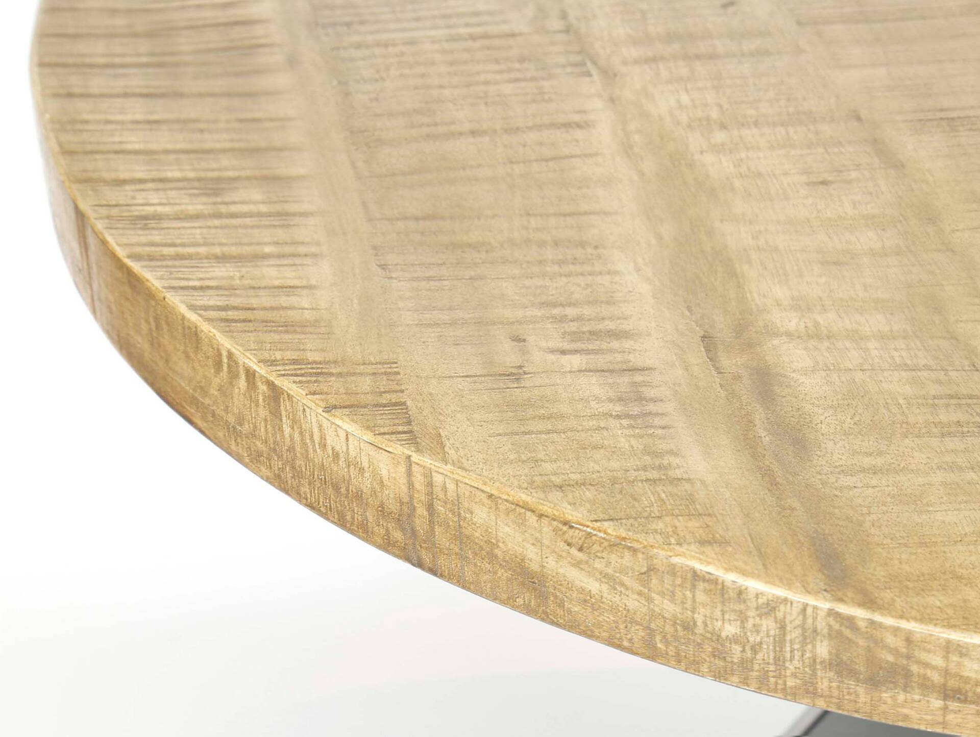 ZANTA Esstisch, Platte: 2.5 cm, Material Massivholz, Mangoholz 100 cm