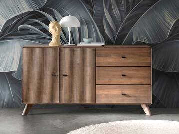 JAKARTA Sideboard I, Material Massivholz, Kernbuche Tabak geölt 