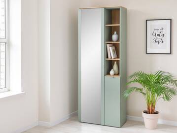 BAJA Garderobenschrank, Material MDF,  schilf/Artisan Eiche Nachbildung 