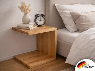 FINN Nachtkommode, Material Massivholz, Kernbuche massiv