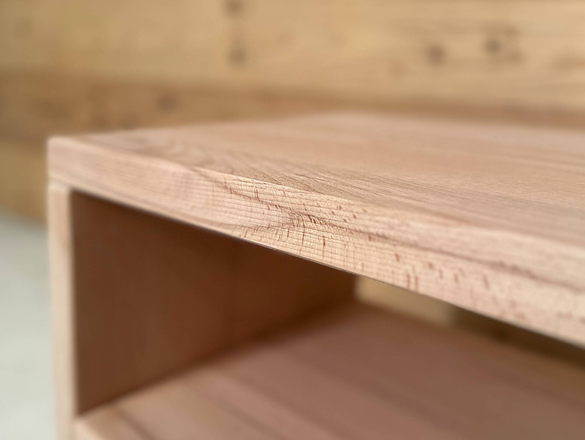 DAKONA Nachtkommode, Material Massivholz Buche unbehandelt | 40 cm