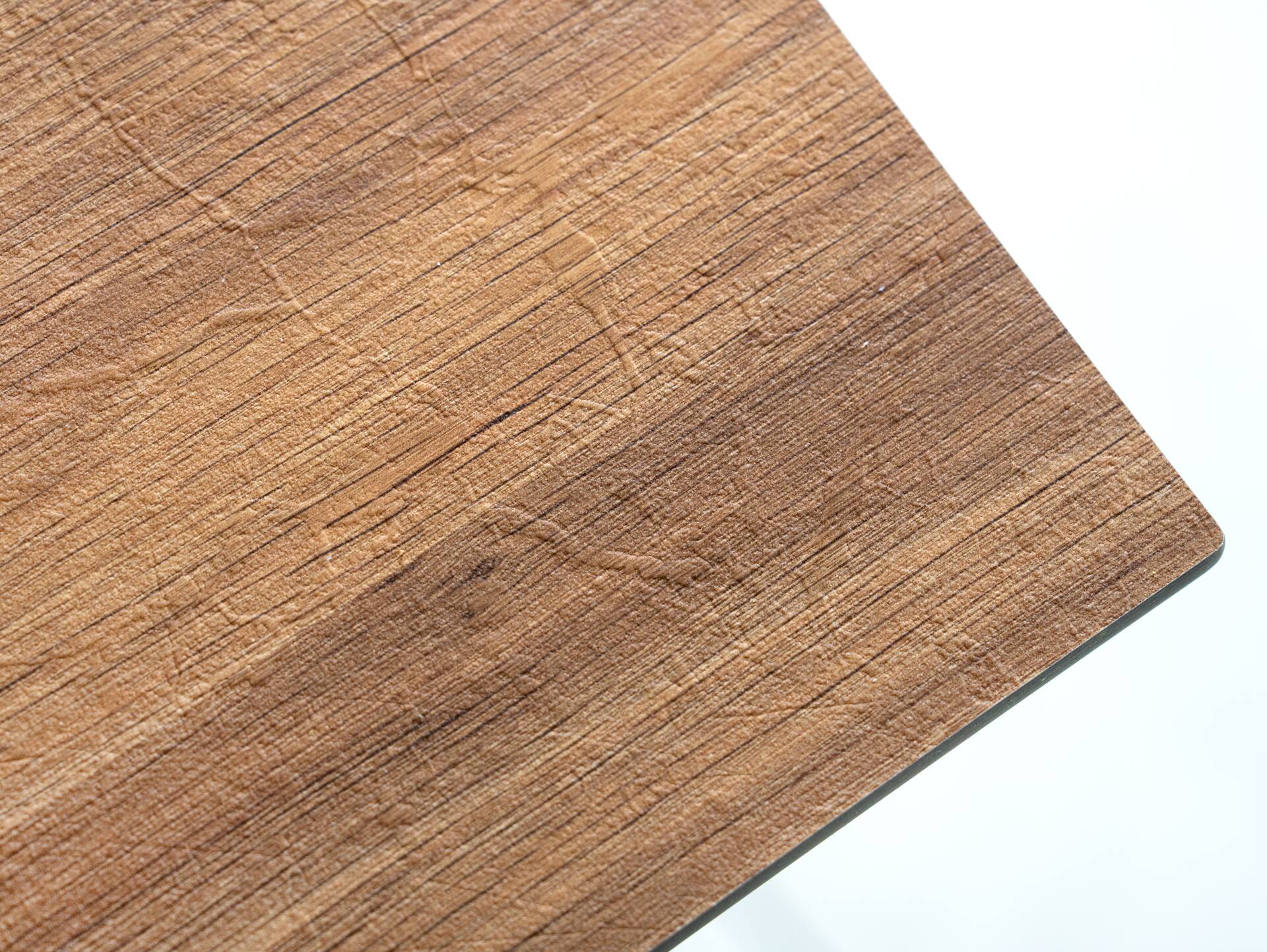 TAUNUS Stehtisch, Material HPL / Metall 60 x 60 cm | Eichefarbig