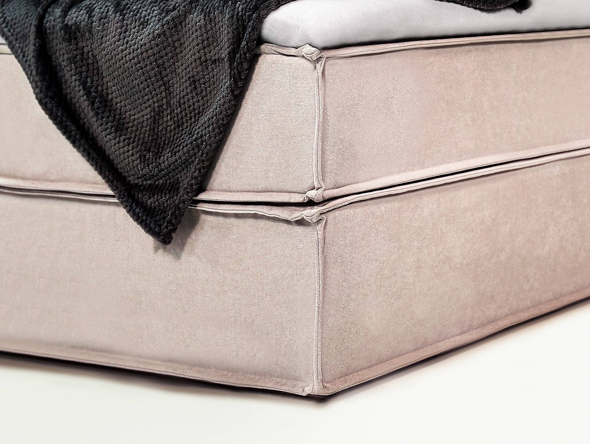 MIDNIGHT Boxspringbett 160 x 200 cm | beige