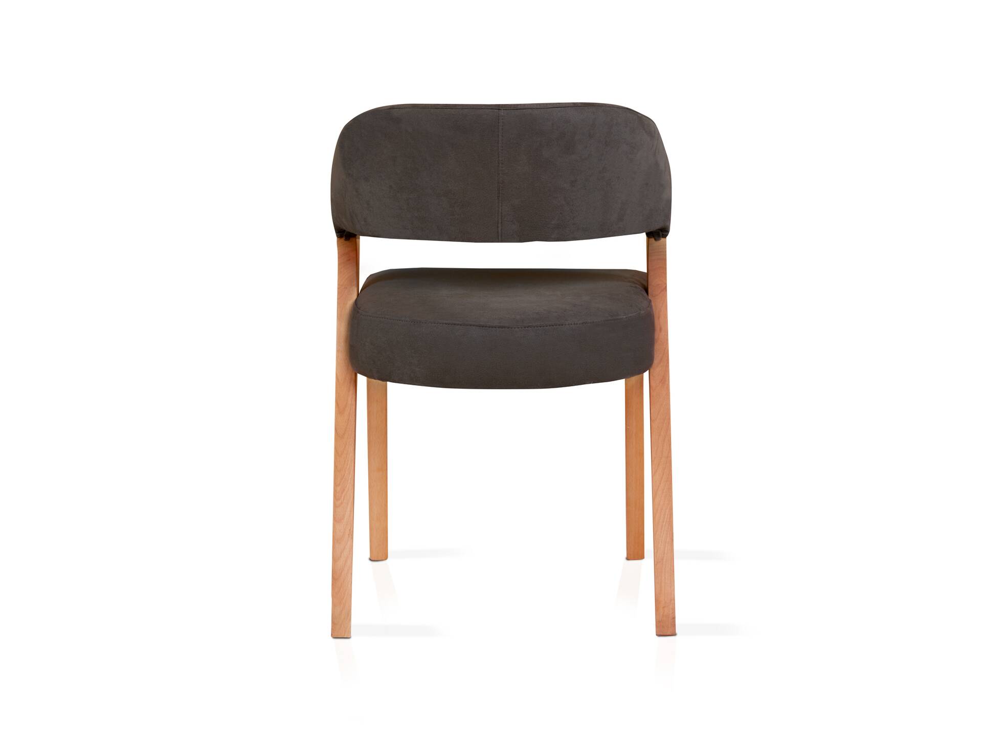 ALONA Polsterstuhl, Material Massivholz/Bezug Kunstleder Buche | espresso