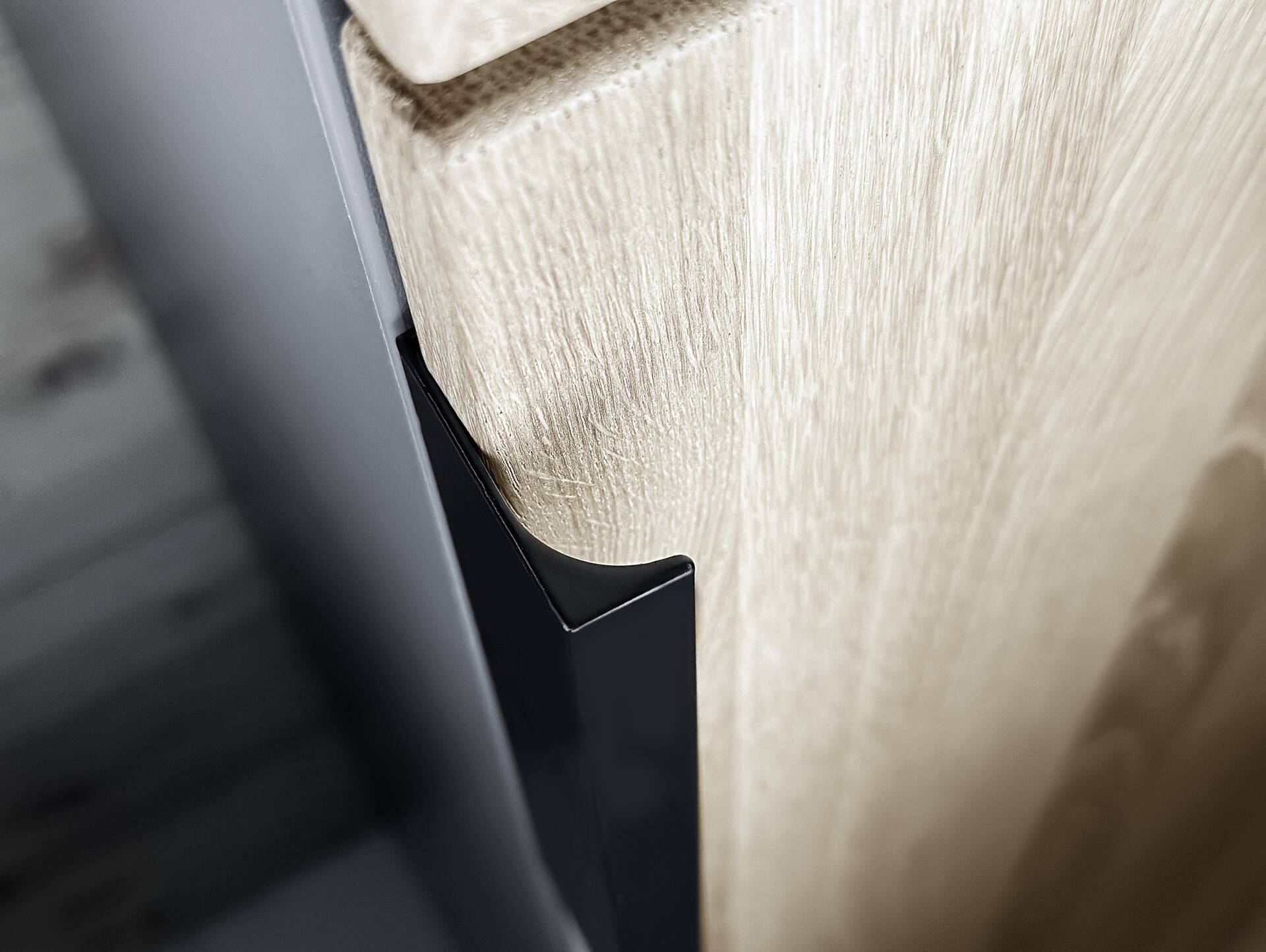 OFFICE OAK Aktenschrank IV, Material teilmassiv, Eiche/graphitfarbig Türanschlag rechts 