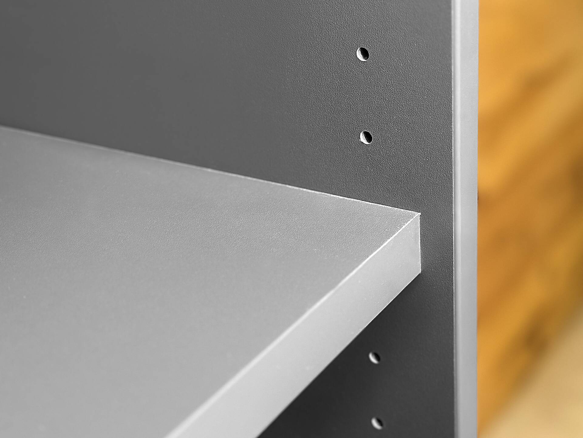 OFFICE OAK Regal IV, Material Dekorspanplatte, graphitfarbig 