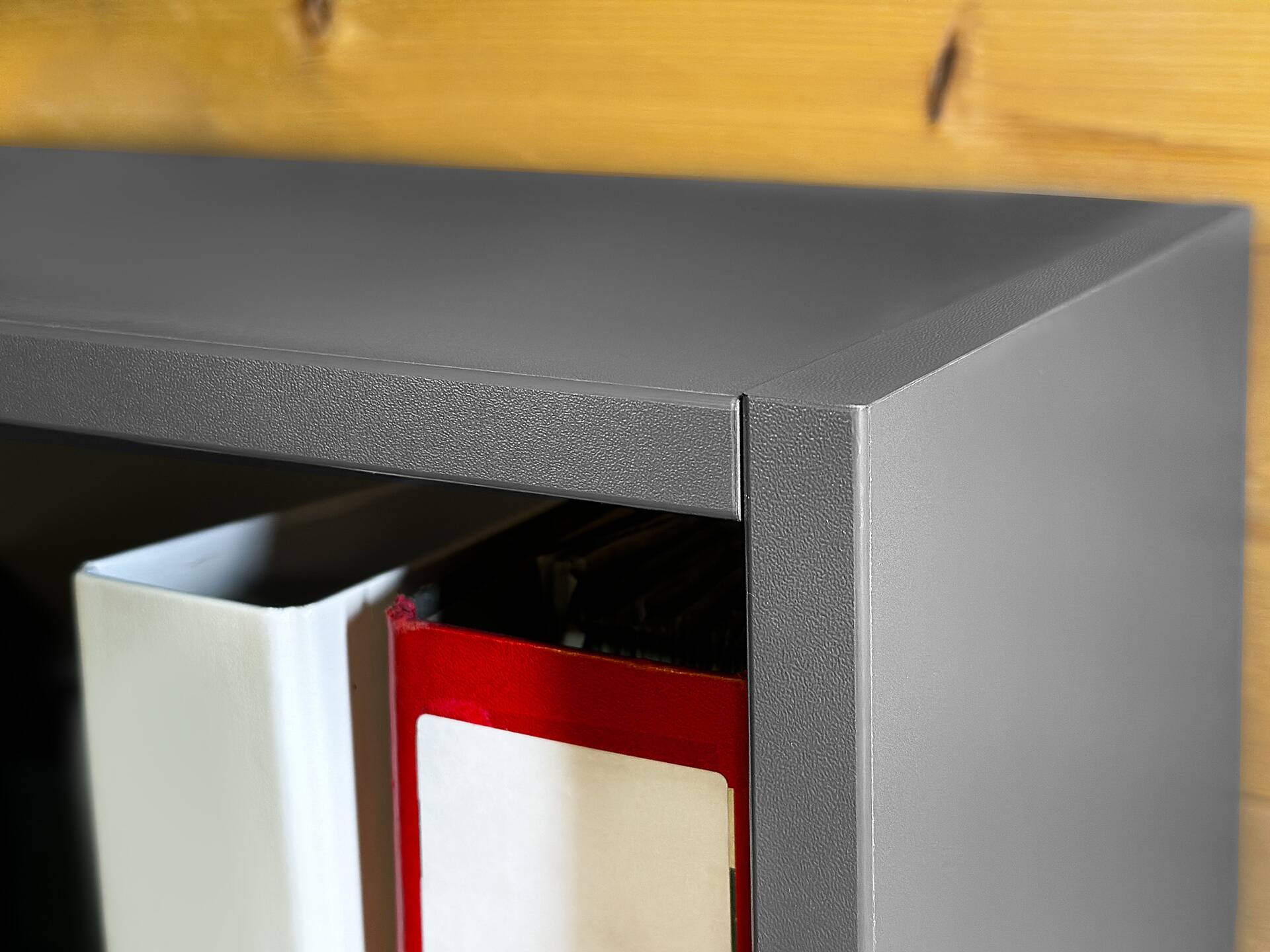 OFFICE OAK Regal VI, Material Dekorspanplatte, graphitfarbig 