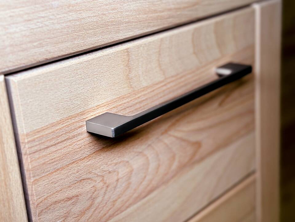 OZEANA Unterschrank II fürs Badezimmer, Material teilmassiv Buche 