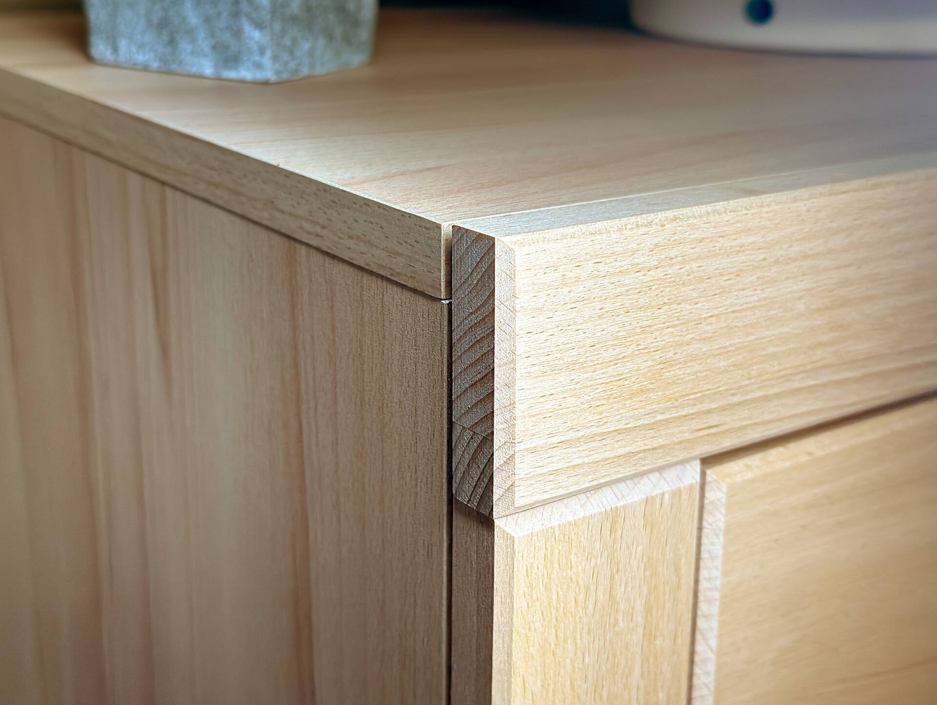 OZEANA Waschbeckenunterschrank II, Material teilmassiv Buche