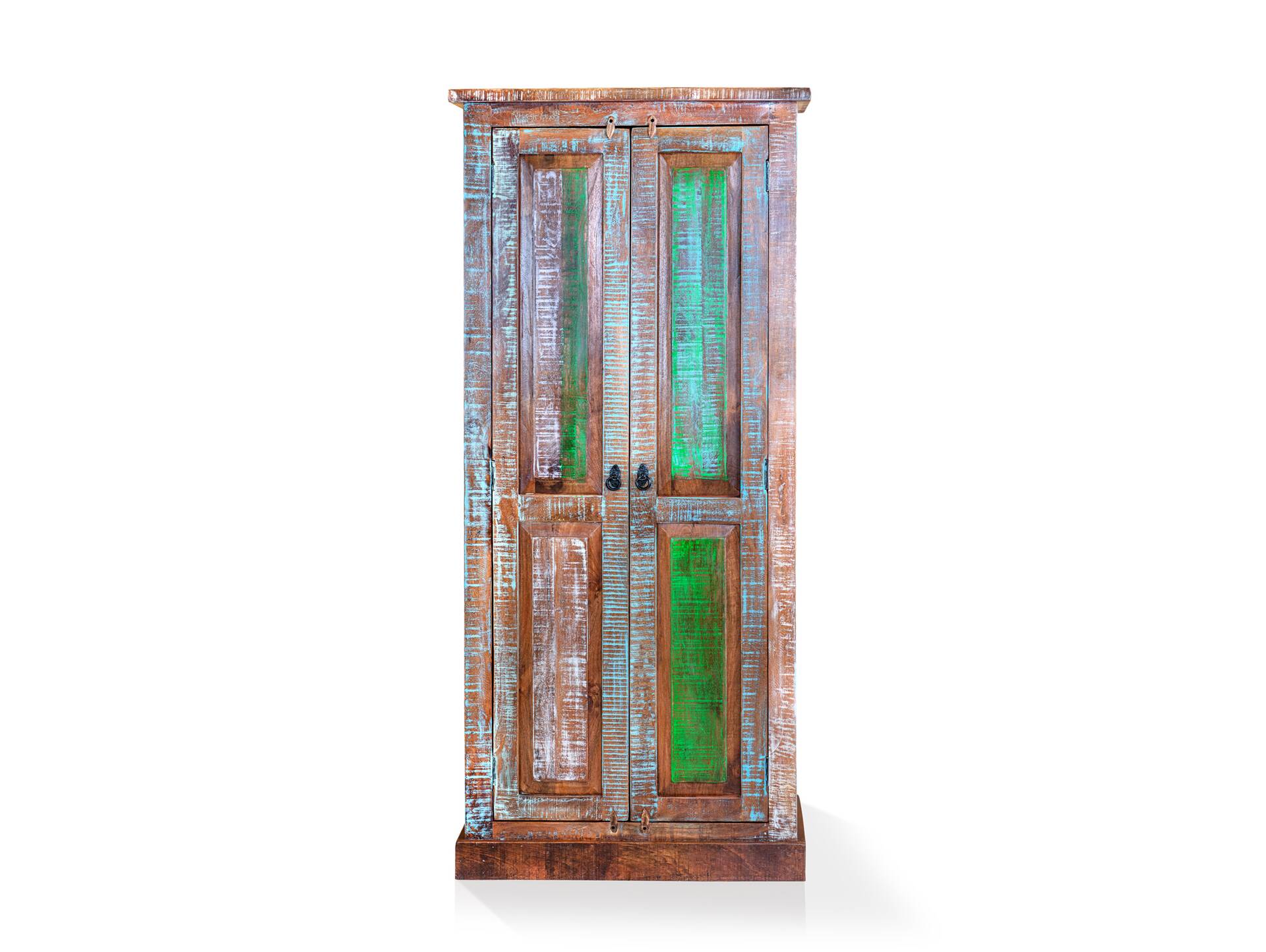 RIVERBOAT Dielenschrank aus Altholz, Material Massivholz, Vintage-Optik 