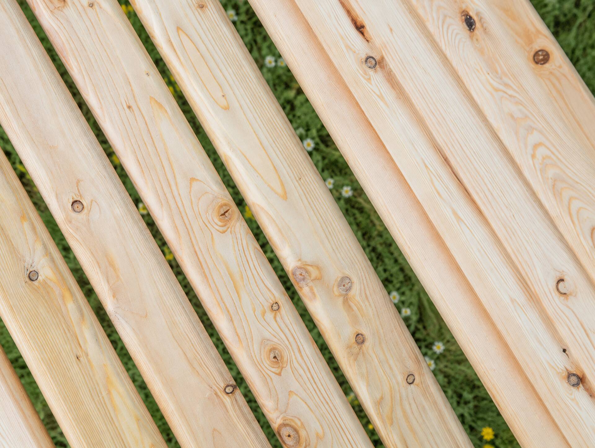 GALEA Gartenbank, Material Massivholz, Lärche natur 150 cm