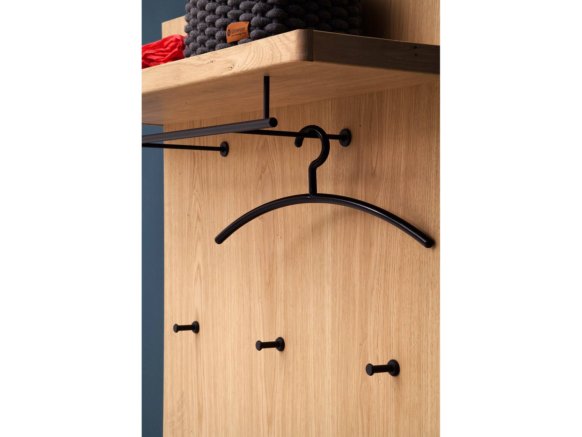 BRINSTONE Garderobenpaneel I, Material Spanplatte, Eiche Bianco furniert 