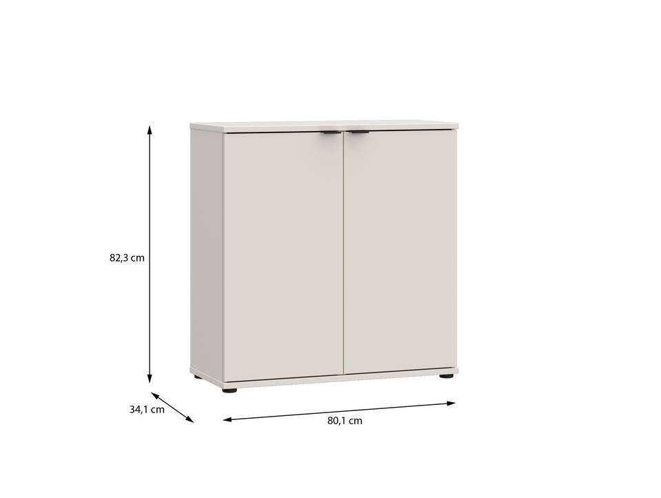 GINNY Kommode I, Material Spanplatte Sand