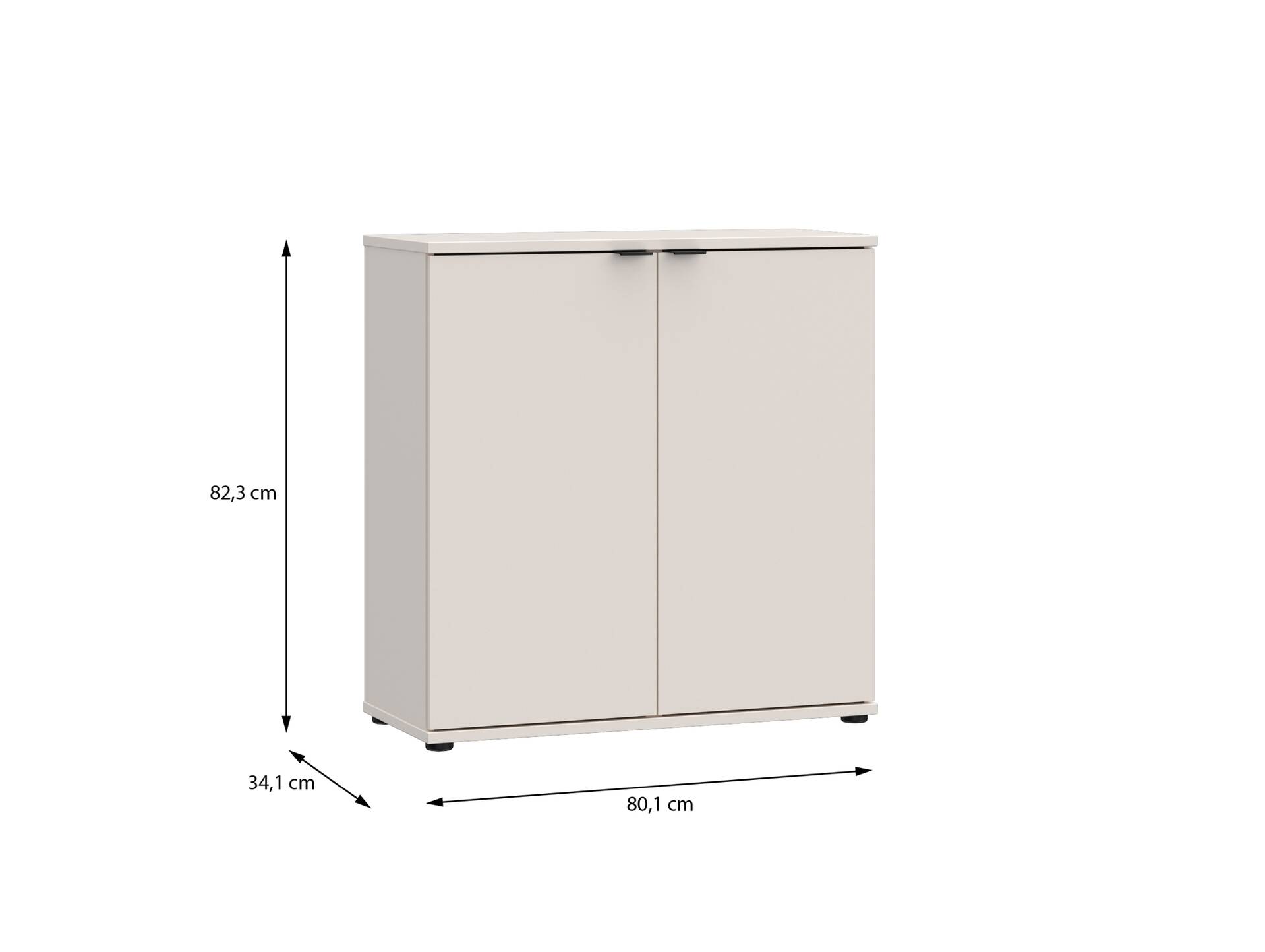 GINNY Kommode I, Material Spanplatte Sand