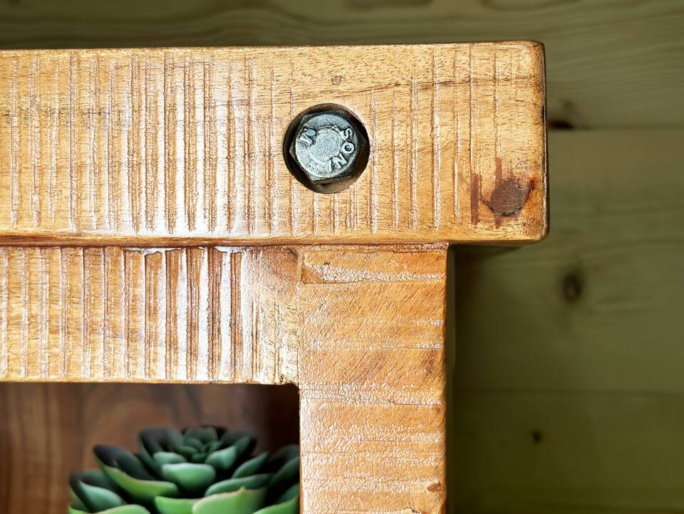 WINCHESTER Highboard III, Material Massivholz, Mango rustikal 